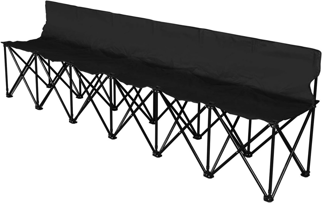 SILLA CAMPING PLEGABLE MULTIPLE PARA 6 PERSONAS RESISTENTE DE TELA OXFORD .