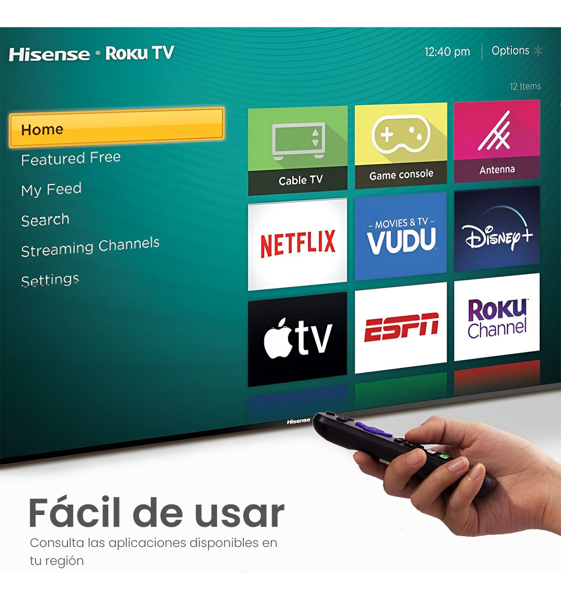 Smart Tv Hisense R6e Series 58r6e Led Roku Os 4k 58 120v