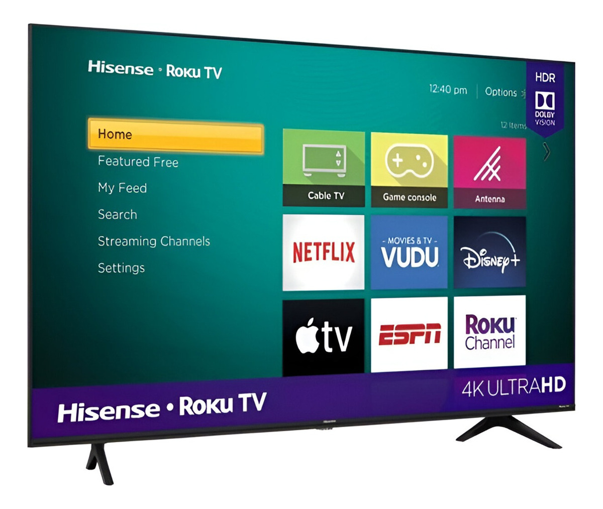 Smart Tv Hisense R6e Series 58r6e Led Roku Os 4k 58 120v