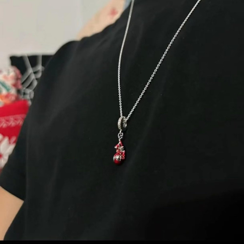 Collar 925 En Plata Con Dije Los Vengadores Spiderman Red