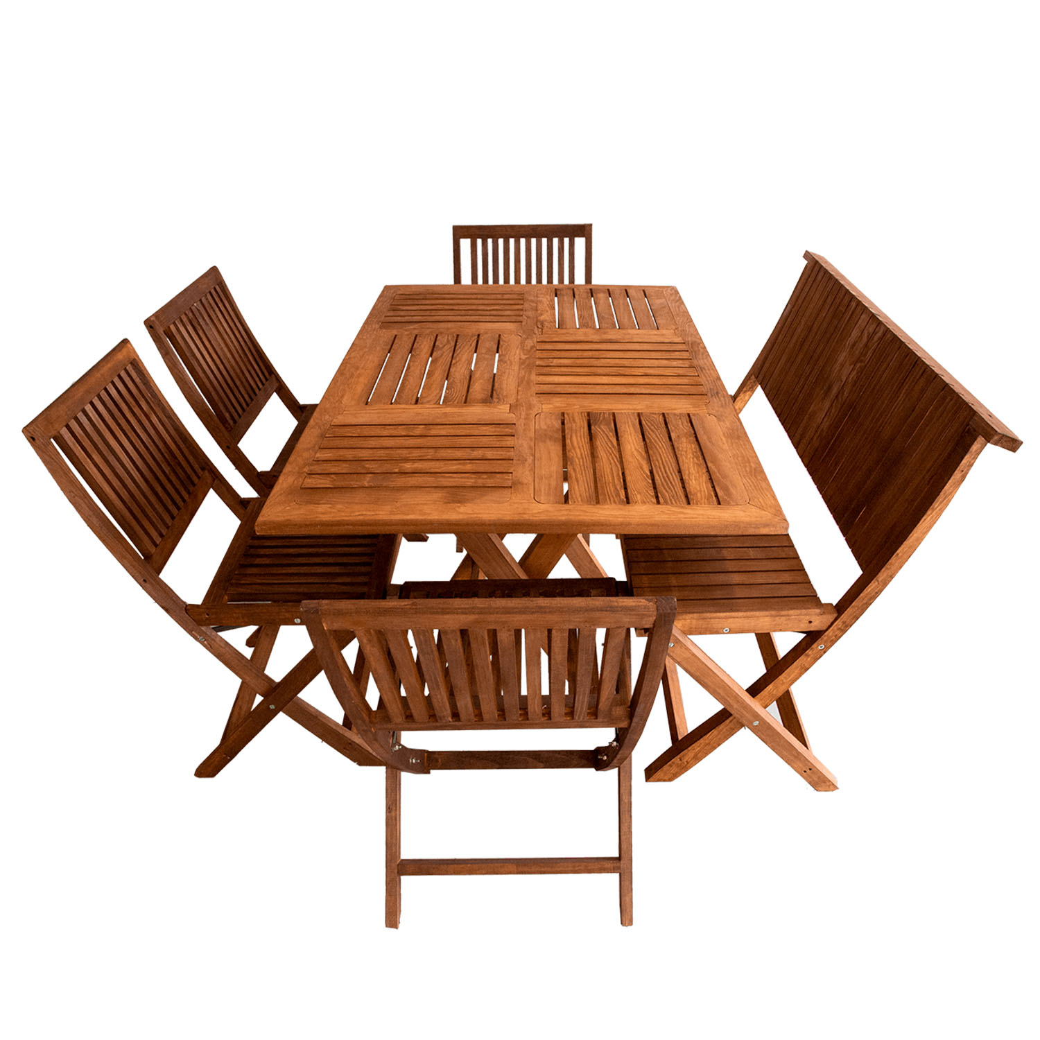 COMEDOR RECTANGULAR 6 PERSONAS MODELO JARDIN