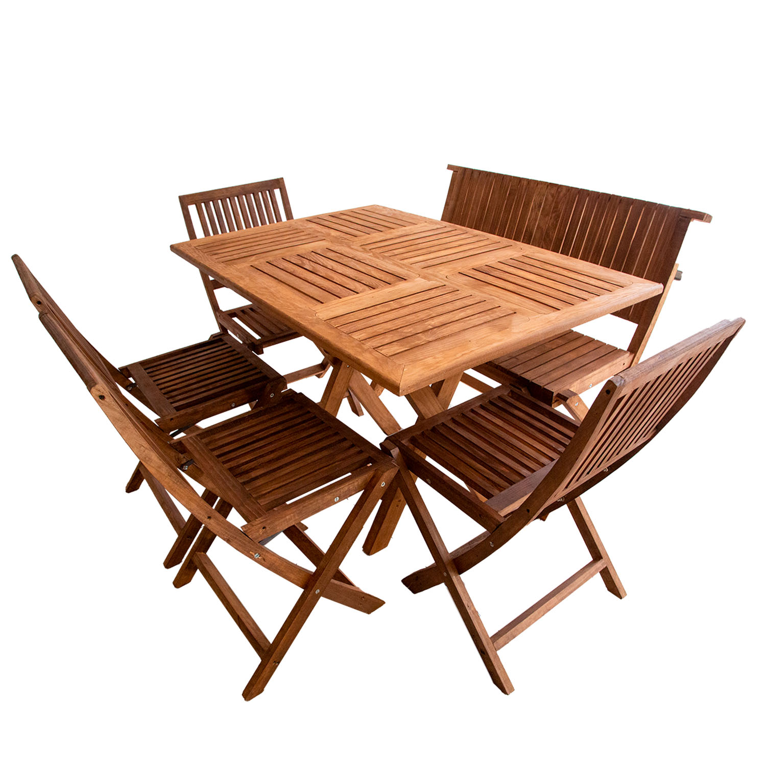 COMEDOR RECTANGULAR 6 PERSONAS MODELO JARDIN