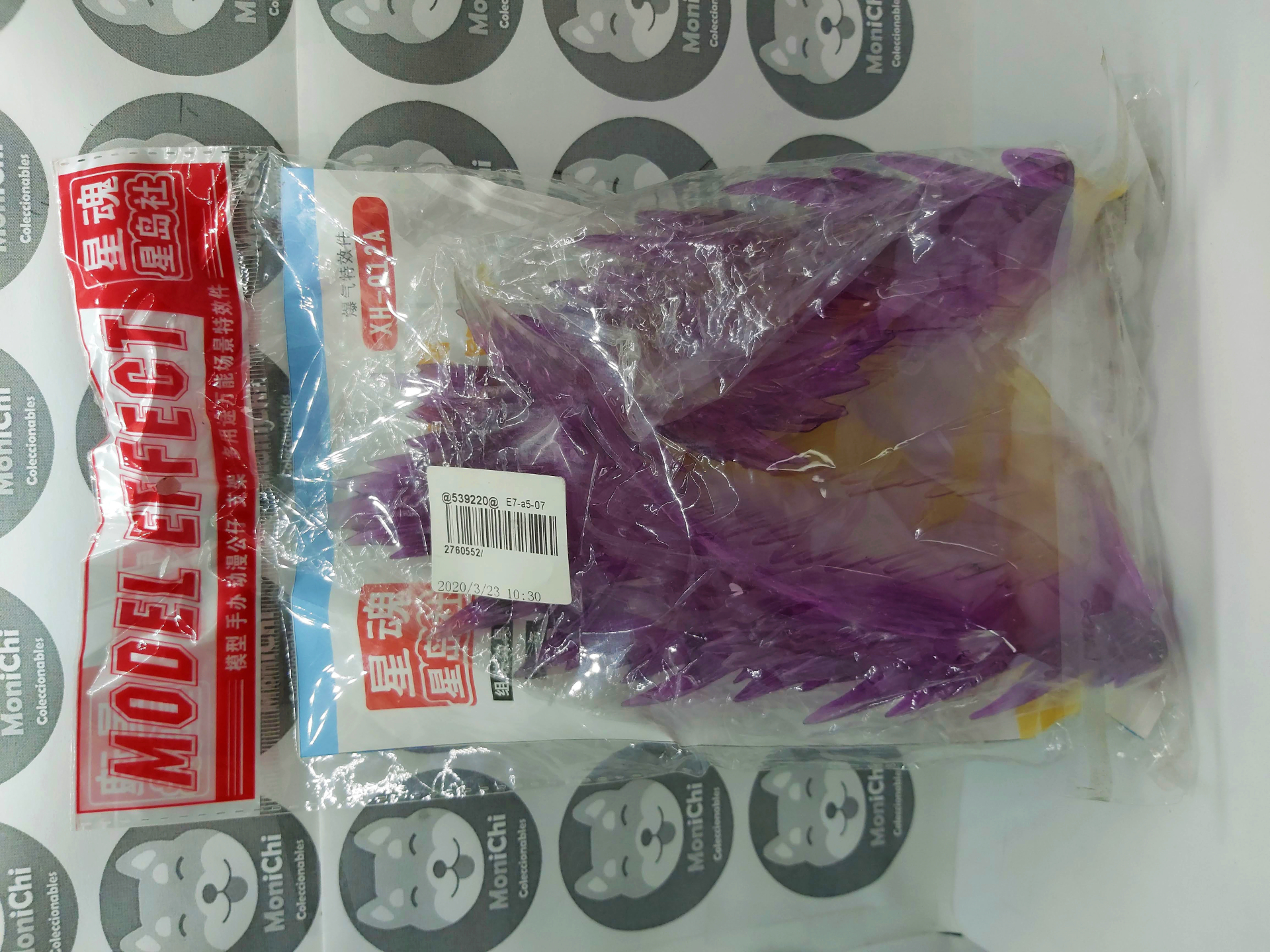 Tamashii Effect Efecto Poder Aura Energía Ki Morada Figuarts