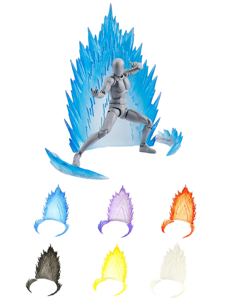 Tamashii Effect Efecto Poder Aura Energía Ki Morada Figuarts