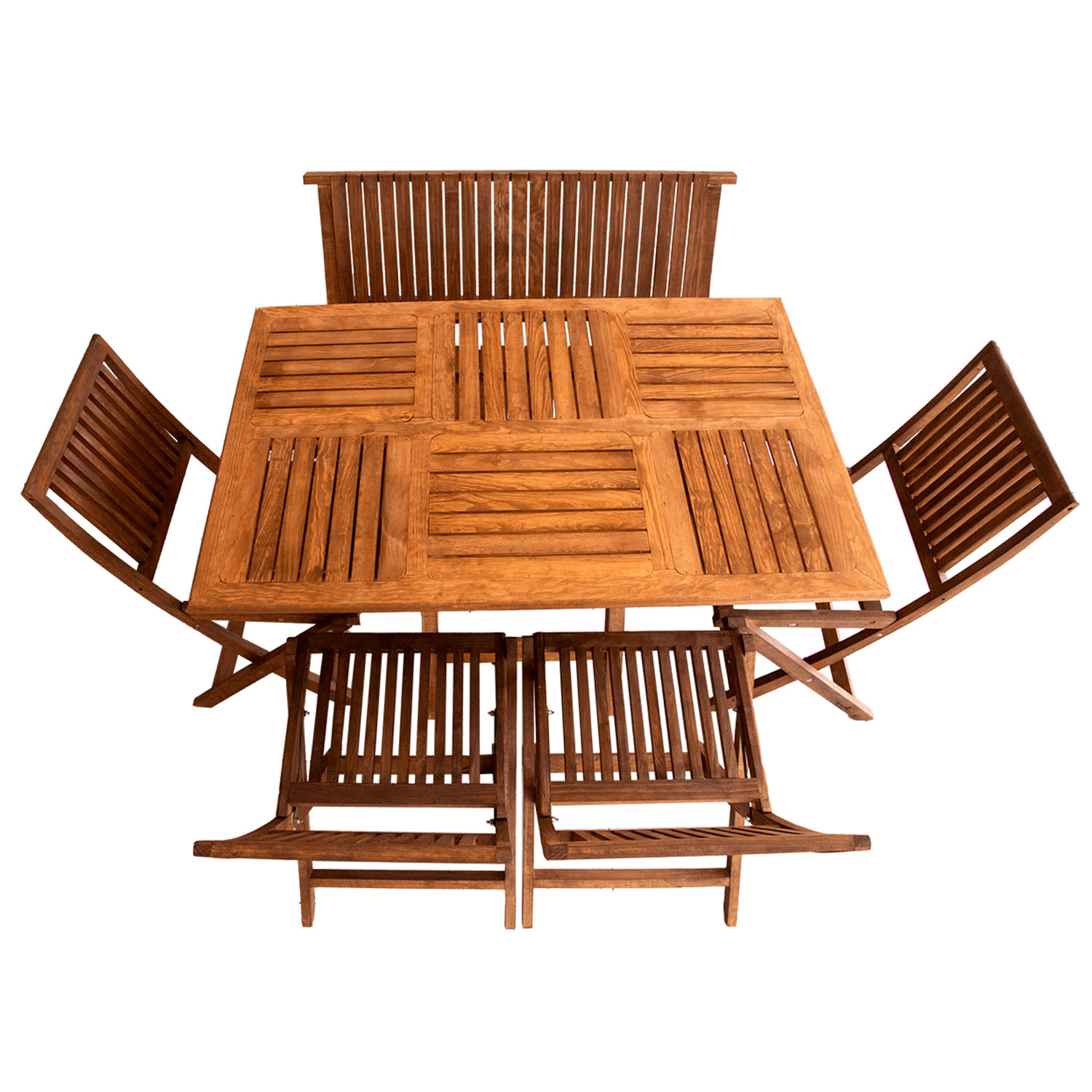 COMEDOR RECTANGULAR 6 PERSONAS MODELO JARDIN