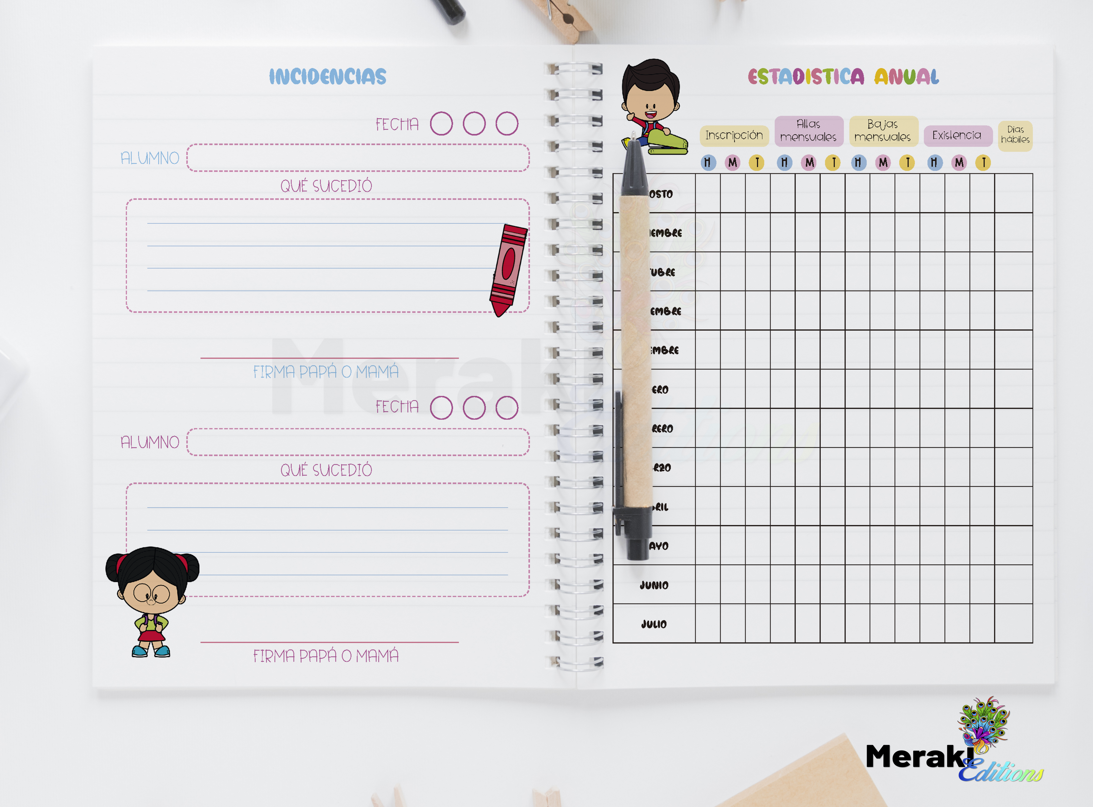 Agenda Docente 24-25 Escolar Personalizada Mod. Aprende 01