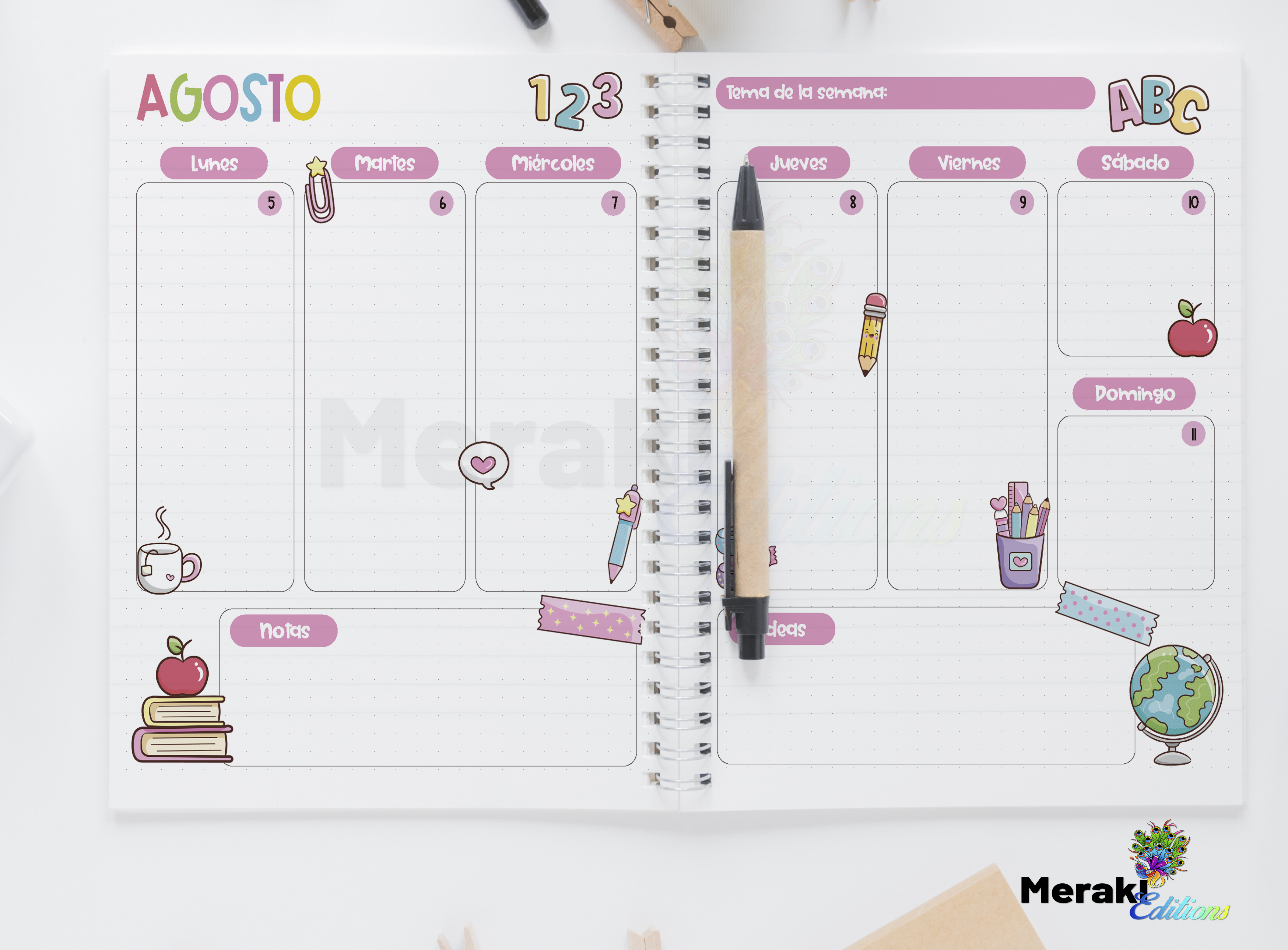 Agenda Docente 24-25 Escolar Cute 01