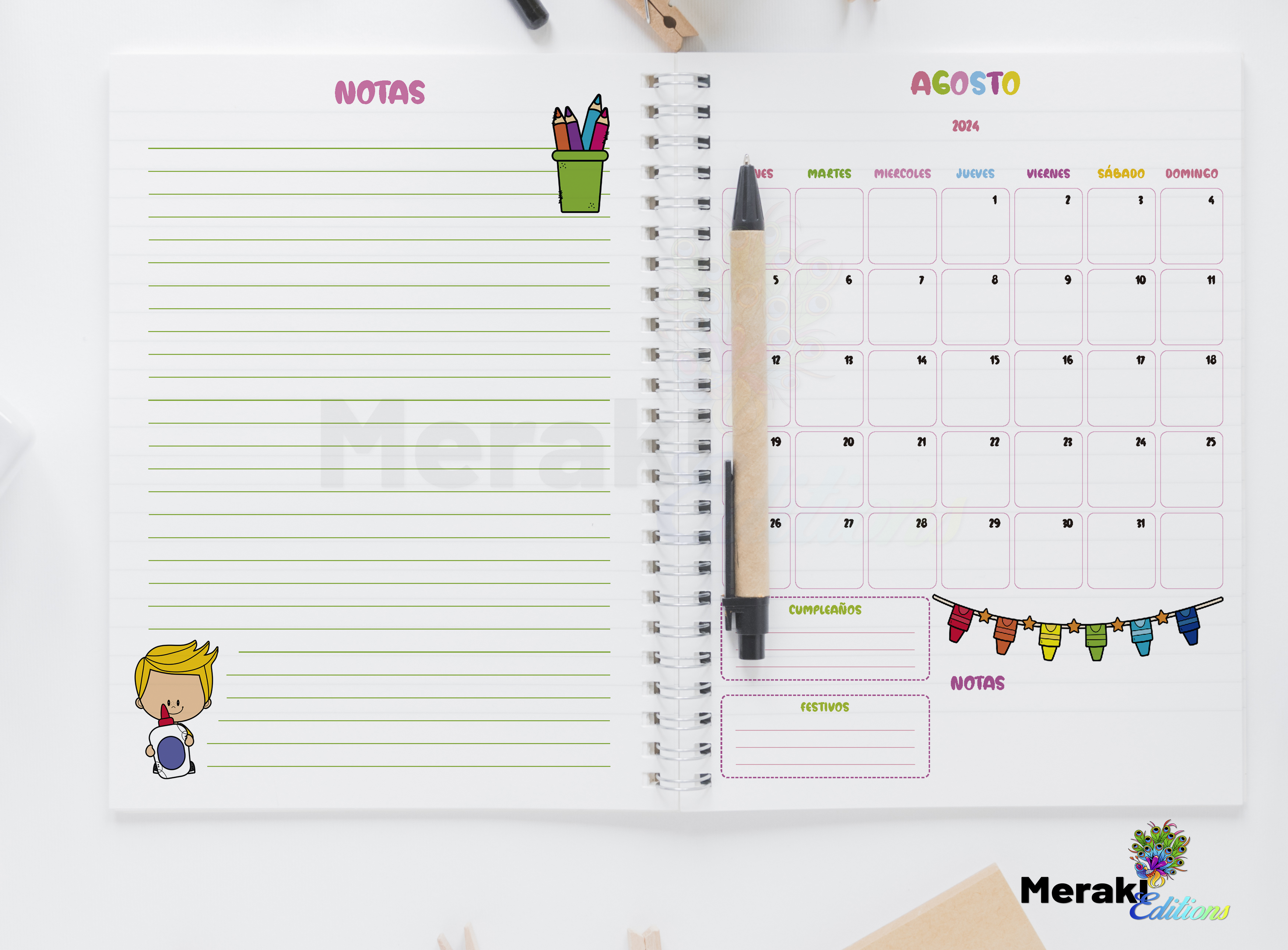 Agenda Docente 24-25 Escolar Personalizada Mod. Aprende 01