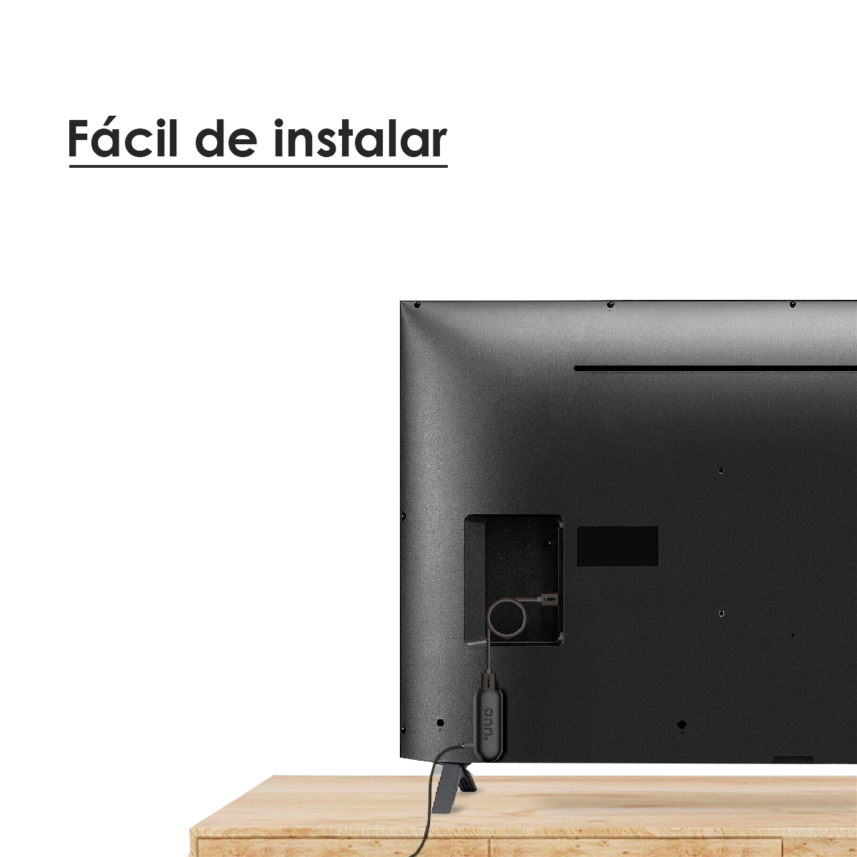 Dispositivo de Transmisión Full HD de Google TV con Chromecast Onn.