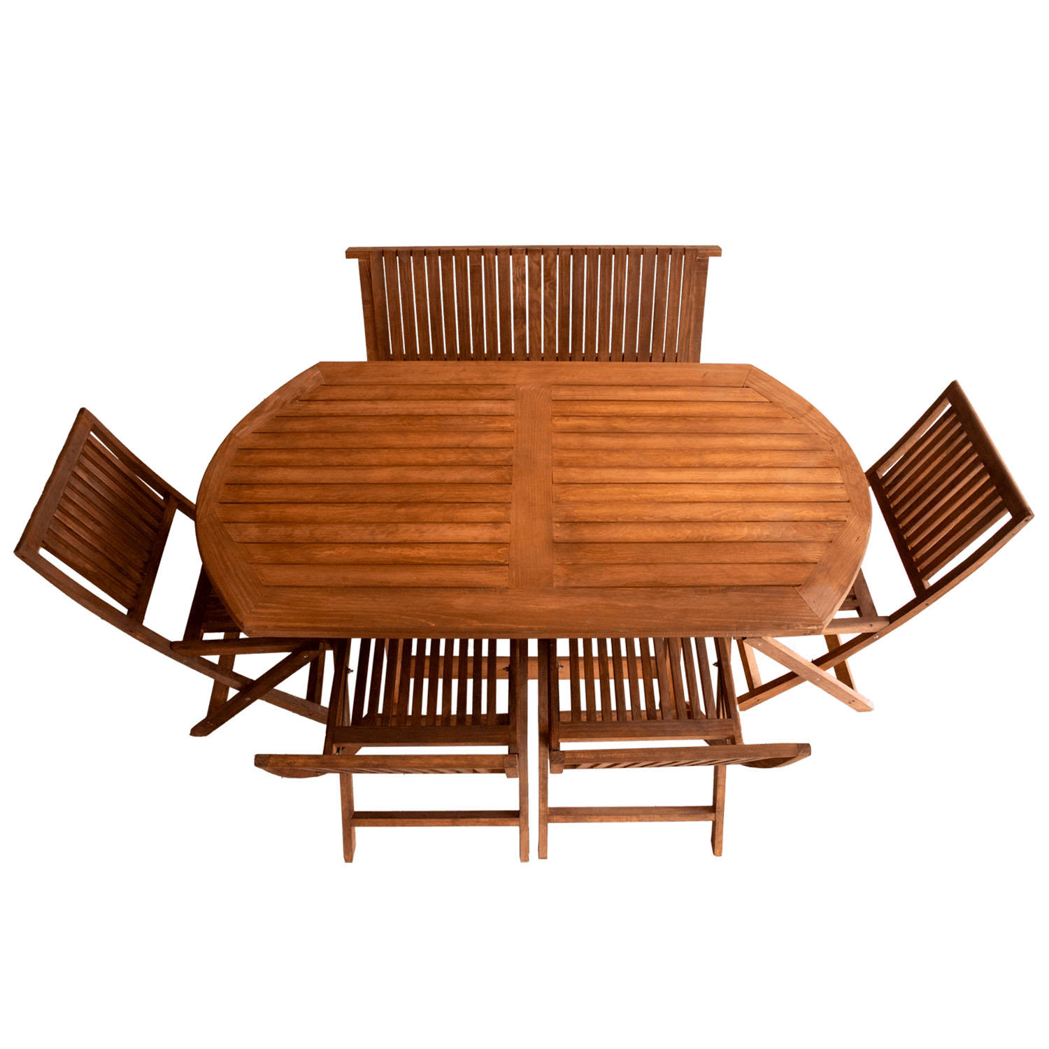 COMEDOR OVALADO 6 PERSONAS MODELO JARDIN