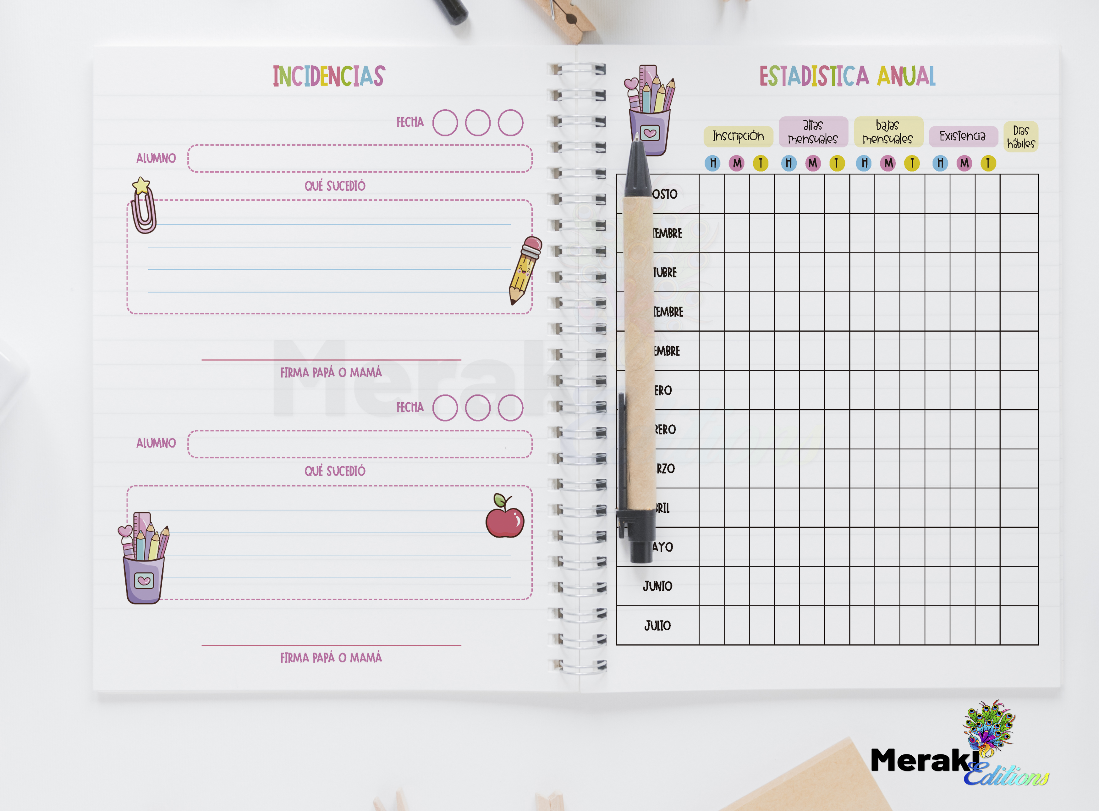 Agenda Docente 24-25 Escolar Cute 01