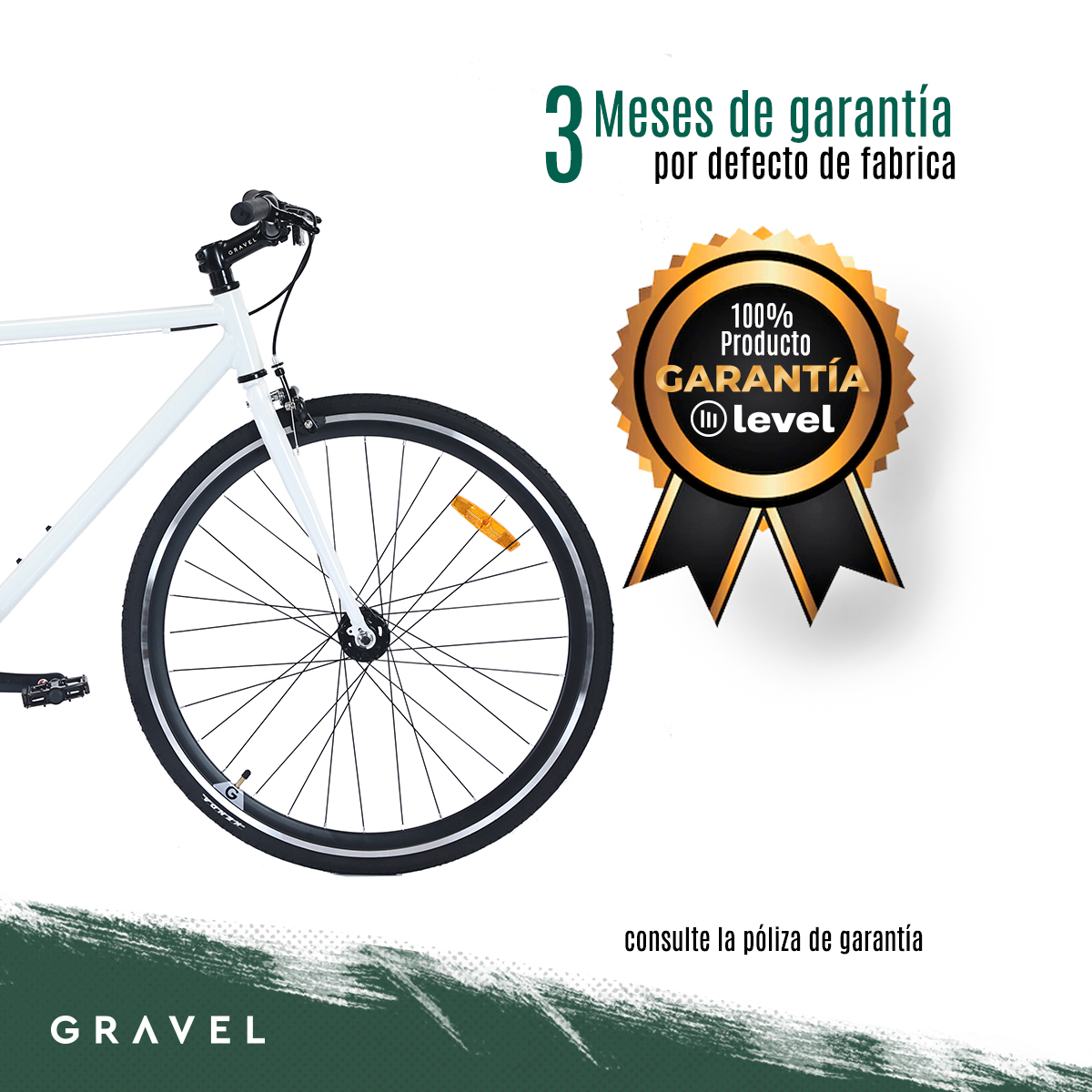 Bicicleta Gravel Fixie R700c Aluminio Color Blanco Tamaño Del Cuadro 51.