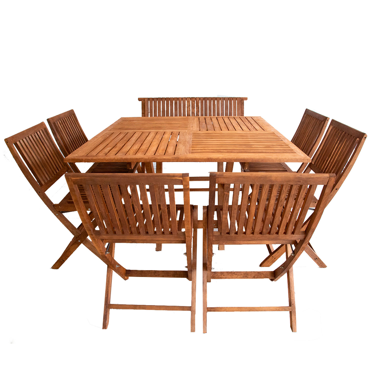 COMEDOR CUADRADO 8 PERSONAS MODELO JARDIN