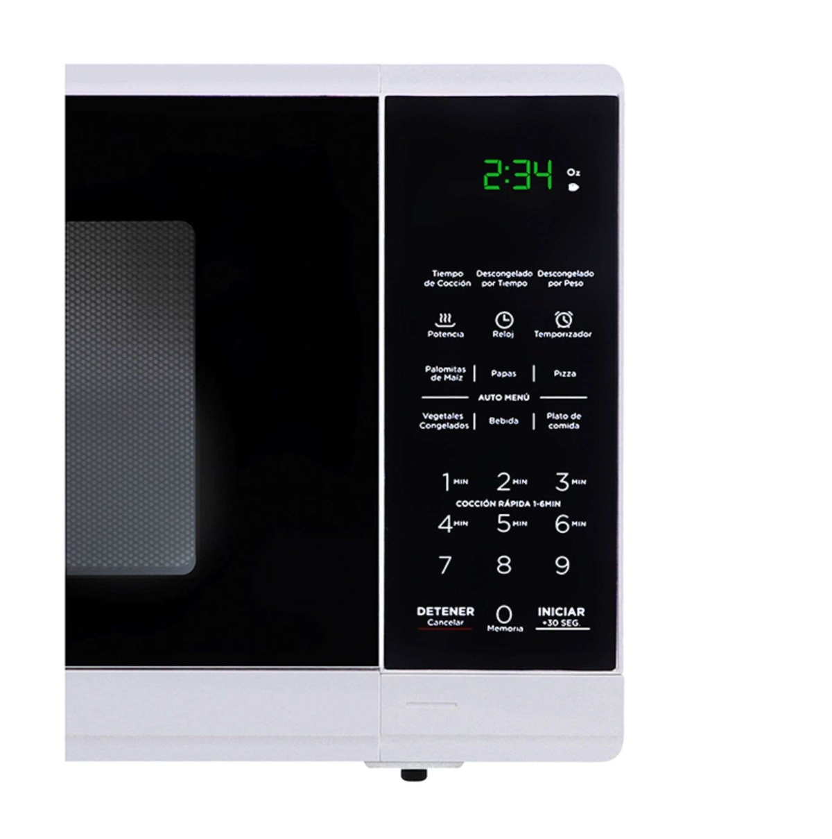 Horno de Microondas Midea MMDF07S2BW 0.7 Pies Blanco/Negro ALBY10.