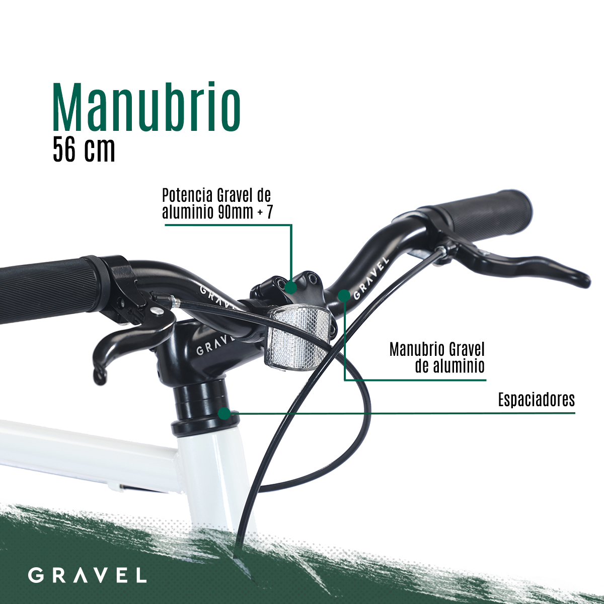 Bicicleta Gravel Fixie R700c Aluminio Color Blanco Tamaño Del Cuadro 51.