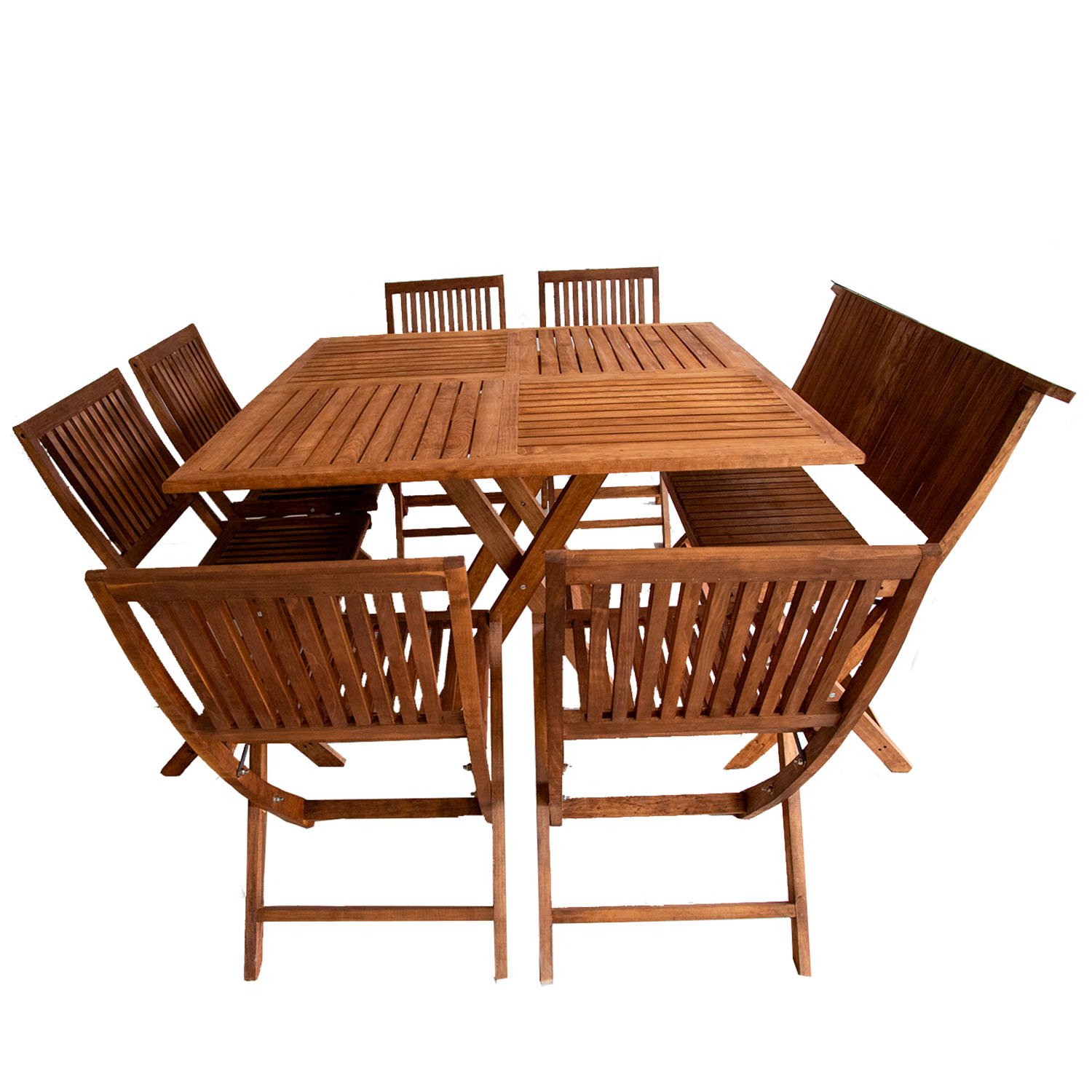 COMEDOR CUADRADO 8 PERSONAS MODELO JARDIN