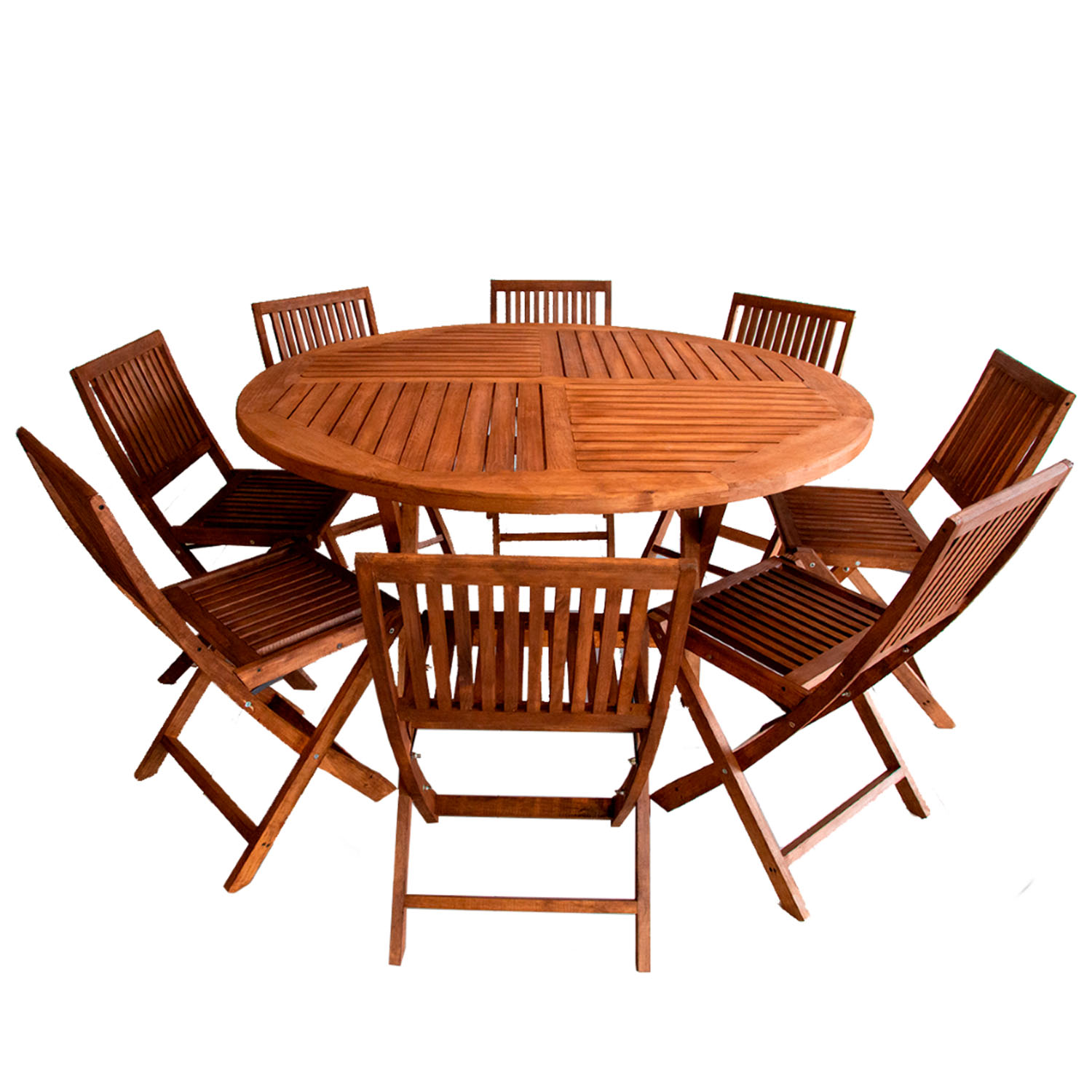 COMEDOR REDONDO 8 PERSONAS MODELO JARDIN