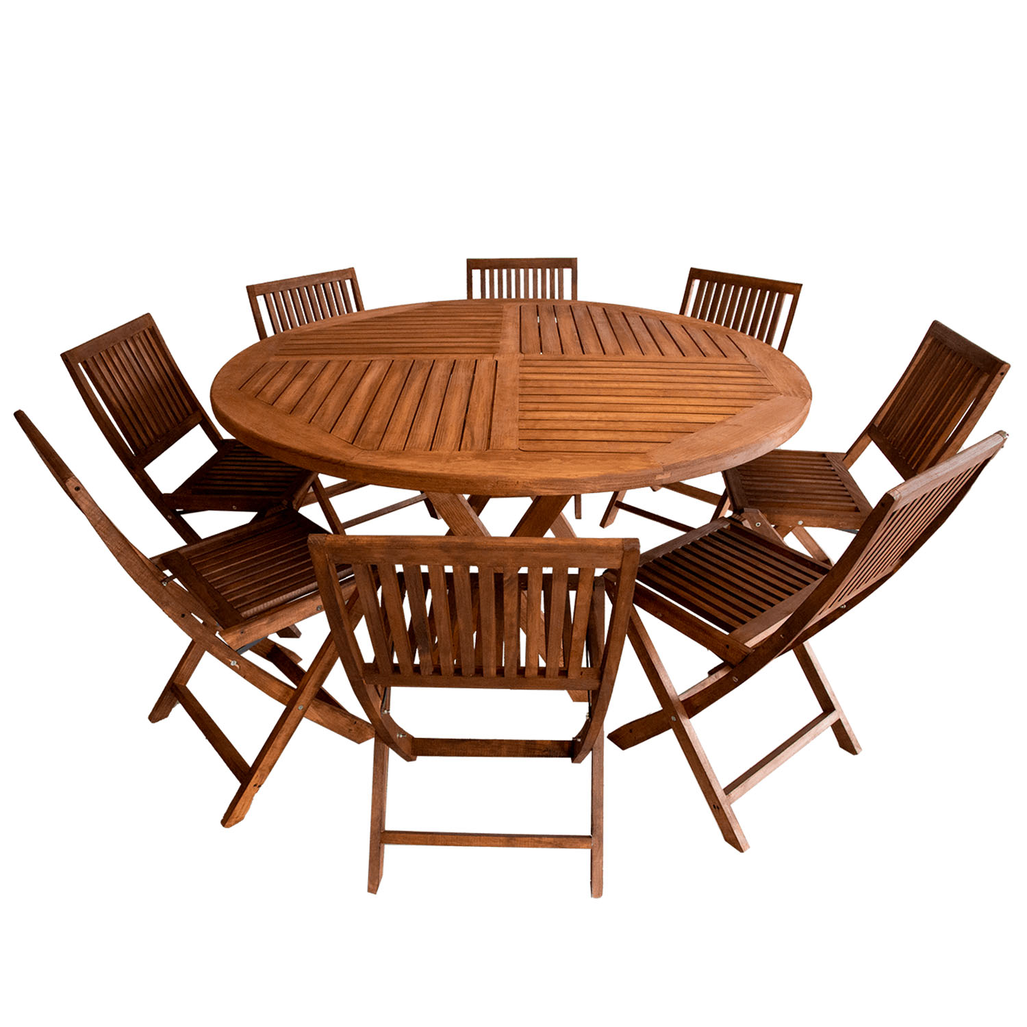 COMEDOR REDONDO 8 PERSONAS MODELO JARDIN