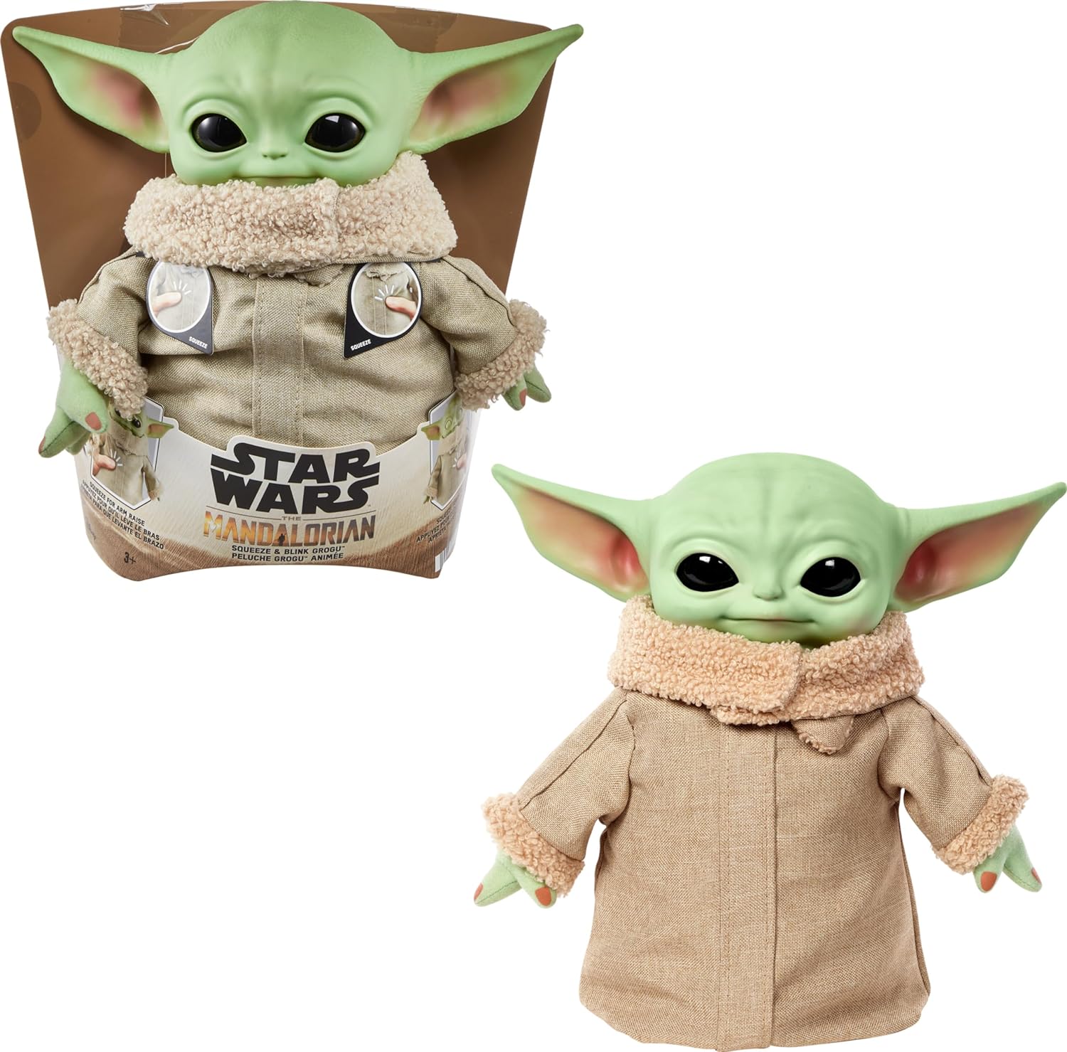 Mattel Juguete De Bebe Yoda STAR WARS MATTEL Grogu Sonidos