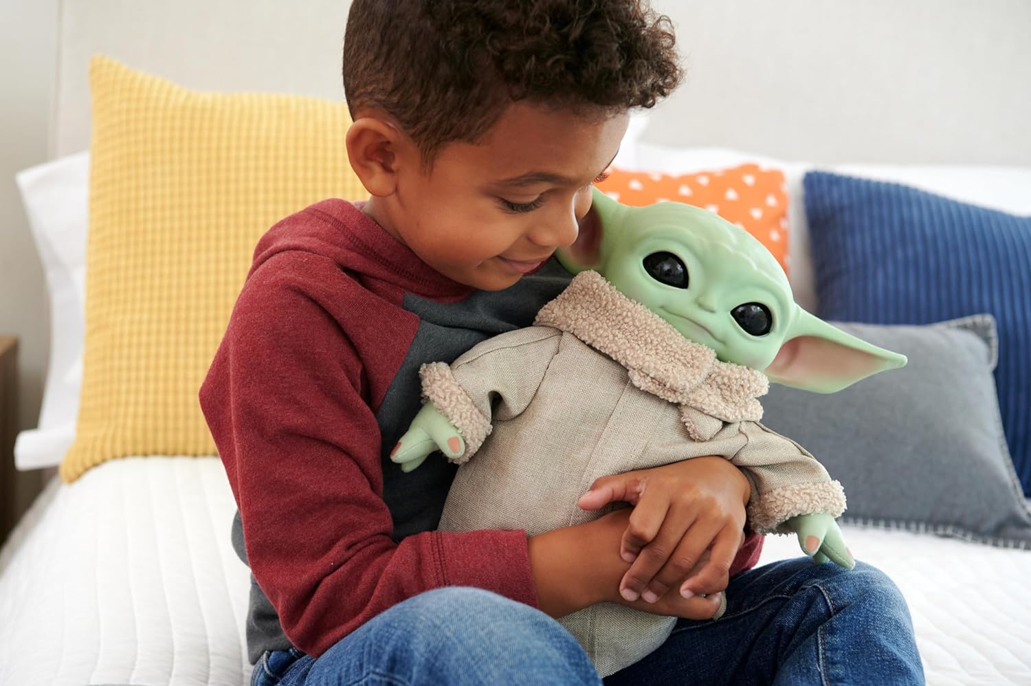 STAR WARS MATTEL Grogu Sonidos  Movimiento Peluche baby yoda.