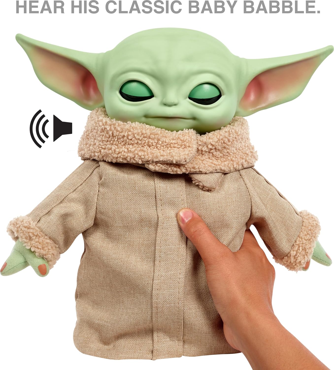 STAR WARS MATTEL Grogu Sonidos  Movimiento Peluche baby yoda.
