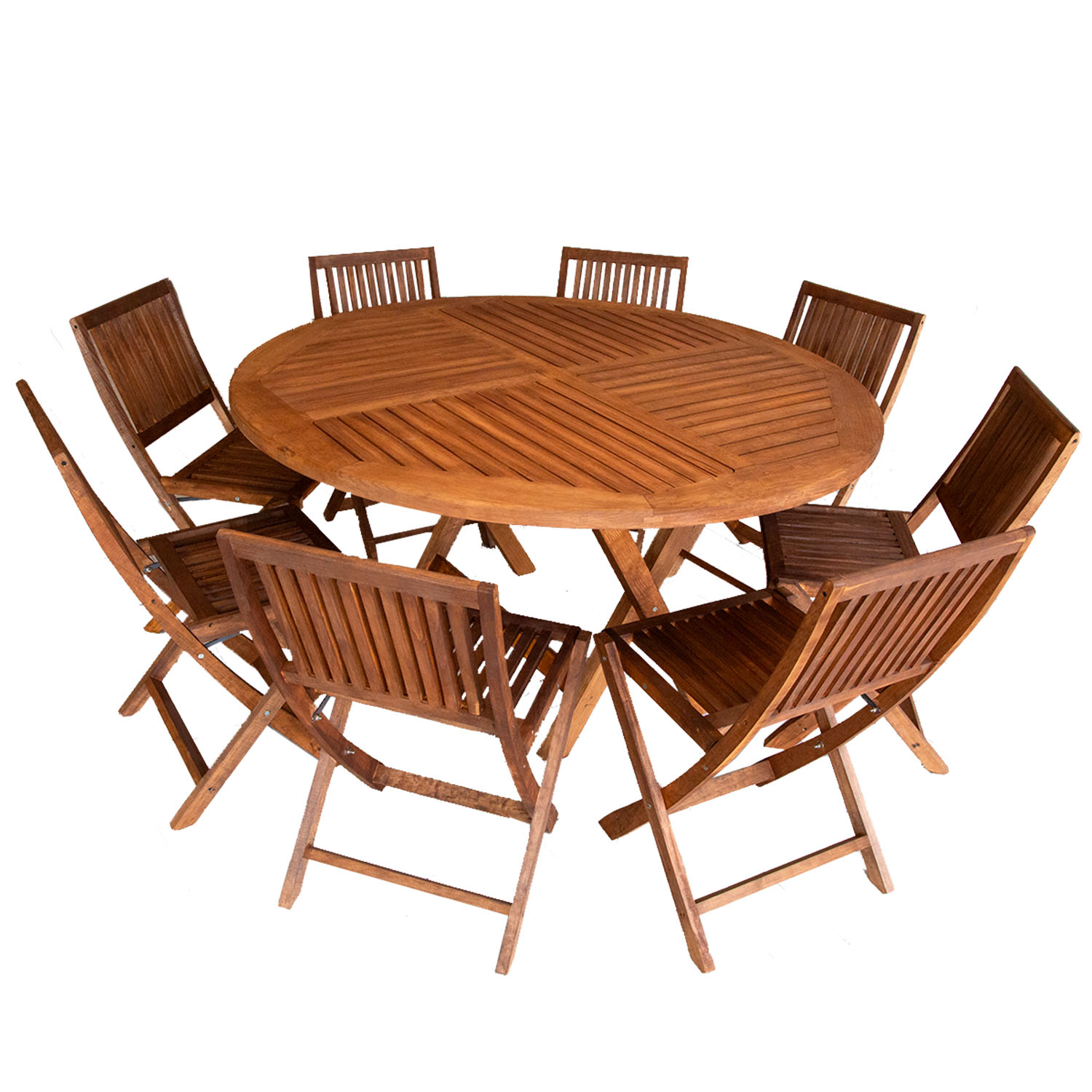 COMEDOR REDONDO 8 PERSONAS MODELO JARDIN