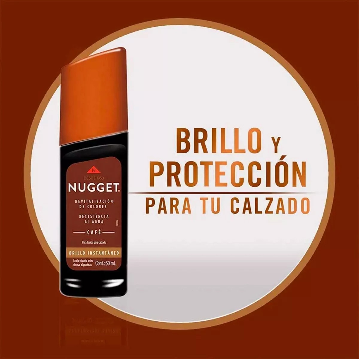 Cera Líquida Nugget Café 6 Piezas de 60 ml