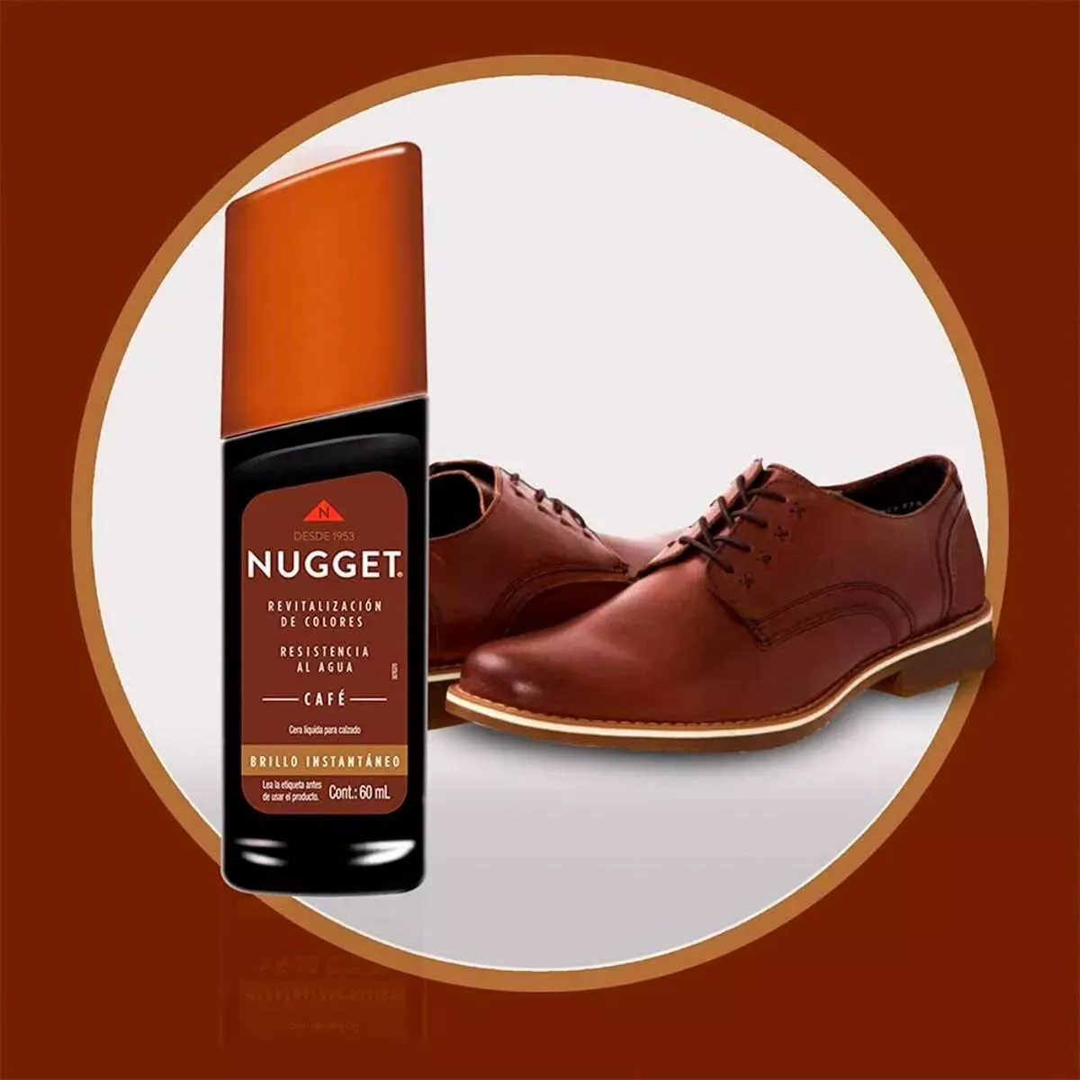 Cera Líquida Nugget Café 6 Piezas de 60 ml