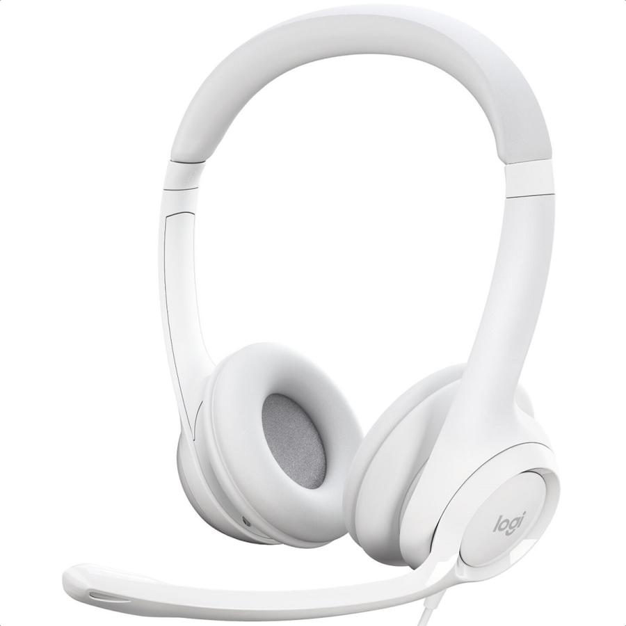 Diadema Logitech H390 USB Headset Blanco crudo 981-001285