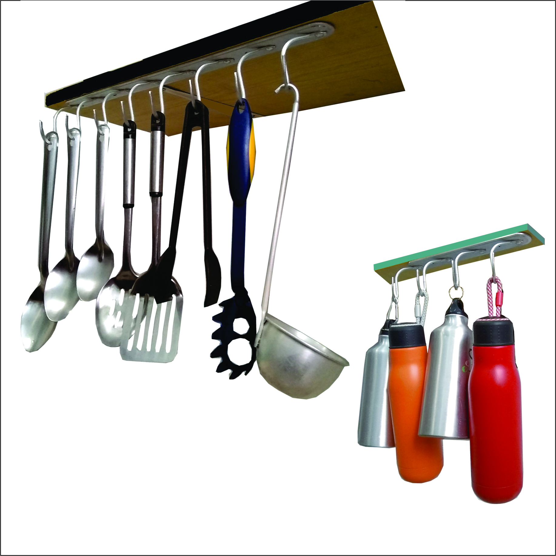 Kit de colgadores horizontales Sarteneros 2 piezas