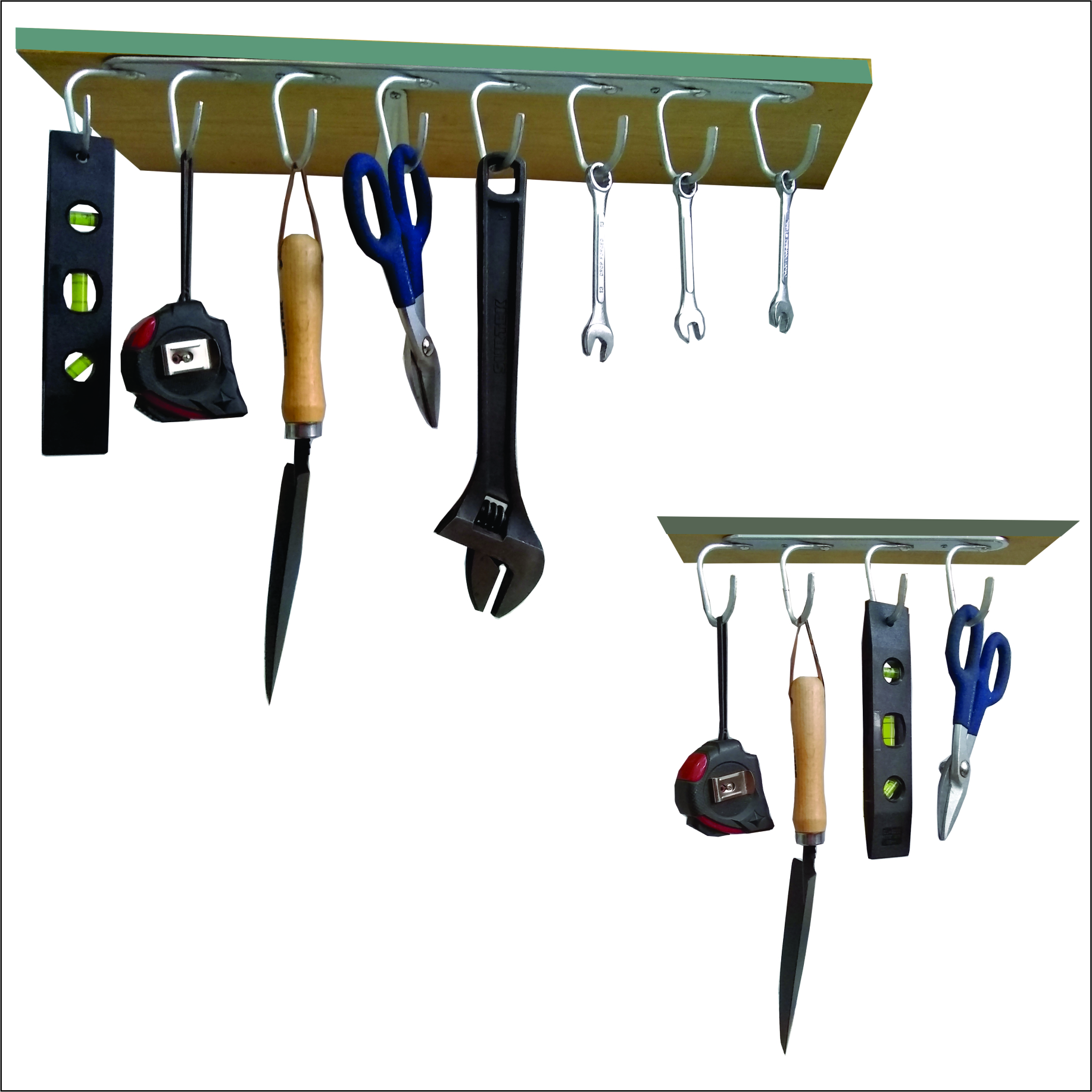 Kit de colgadores horizontales Sarteneros 2 piezas