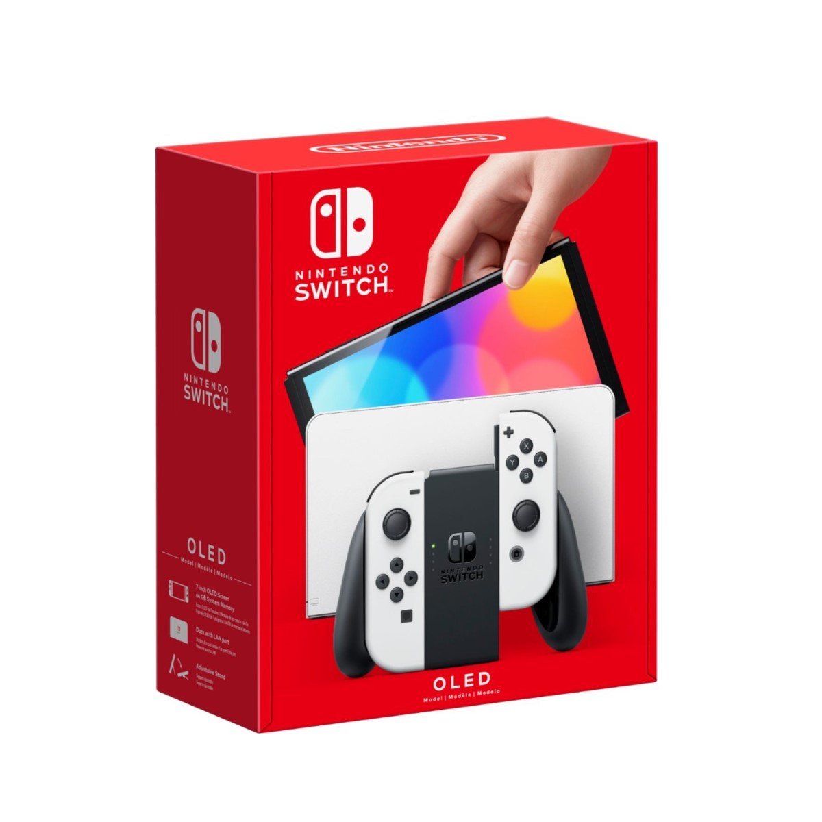 Nintendo  Switch  OLED con Joy-Con blanco  Blanco Internacional.