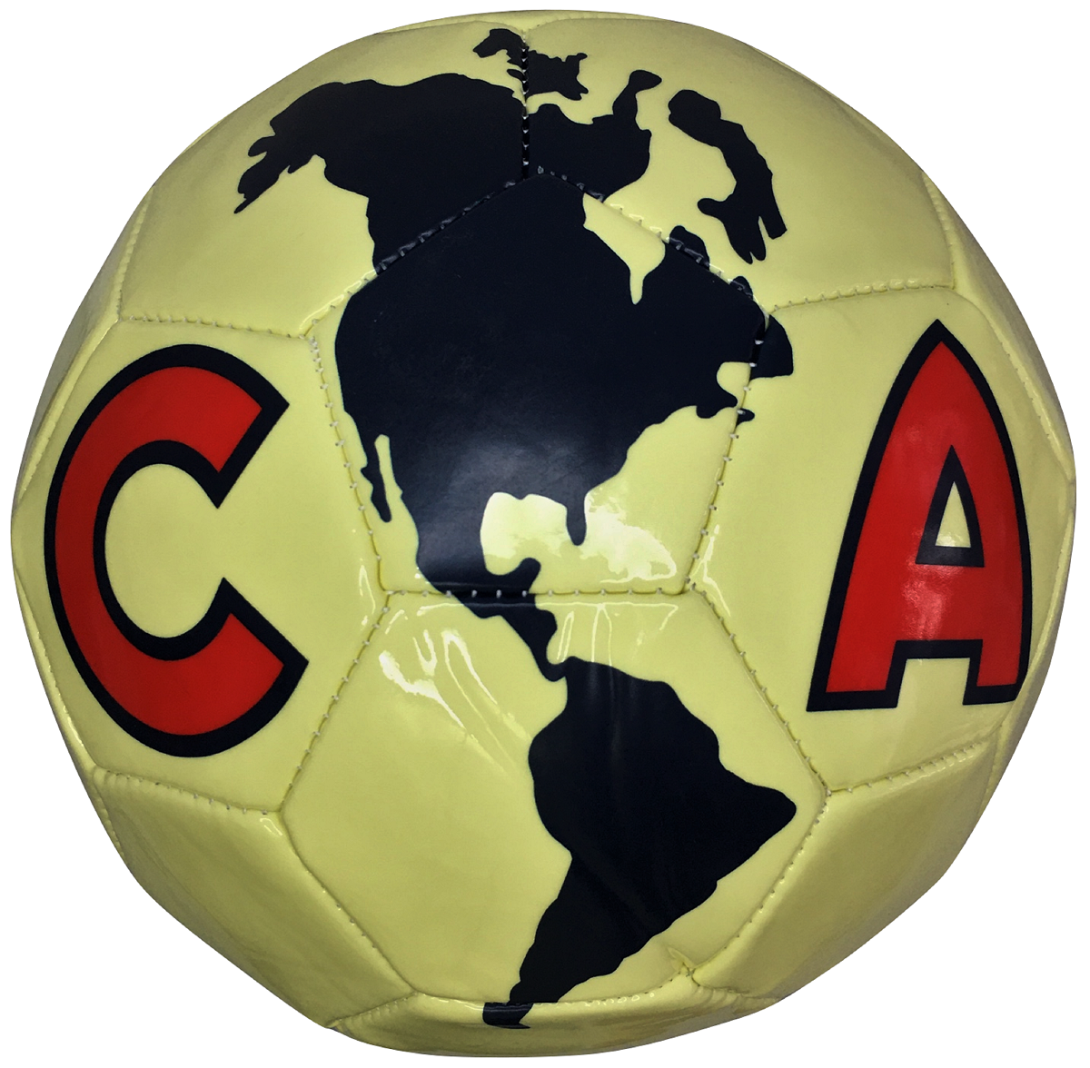 Balón De Fútbol Club América No.5 Modelo Mapa Crema.
