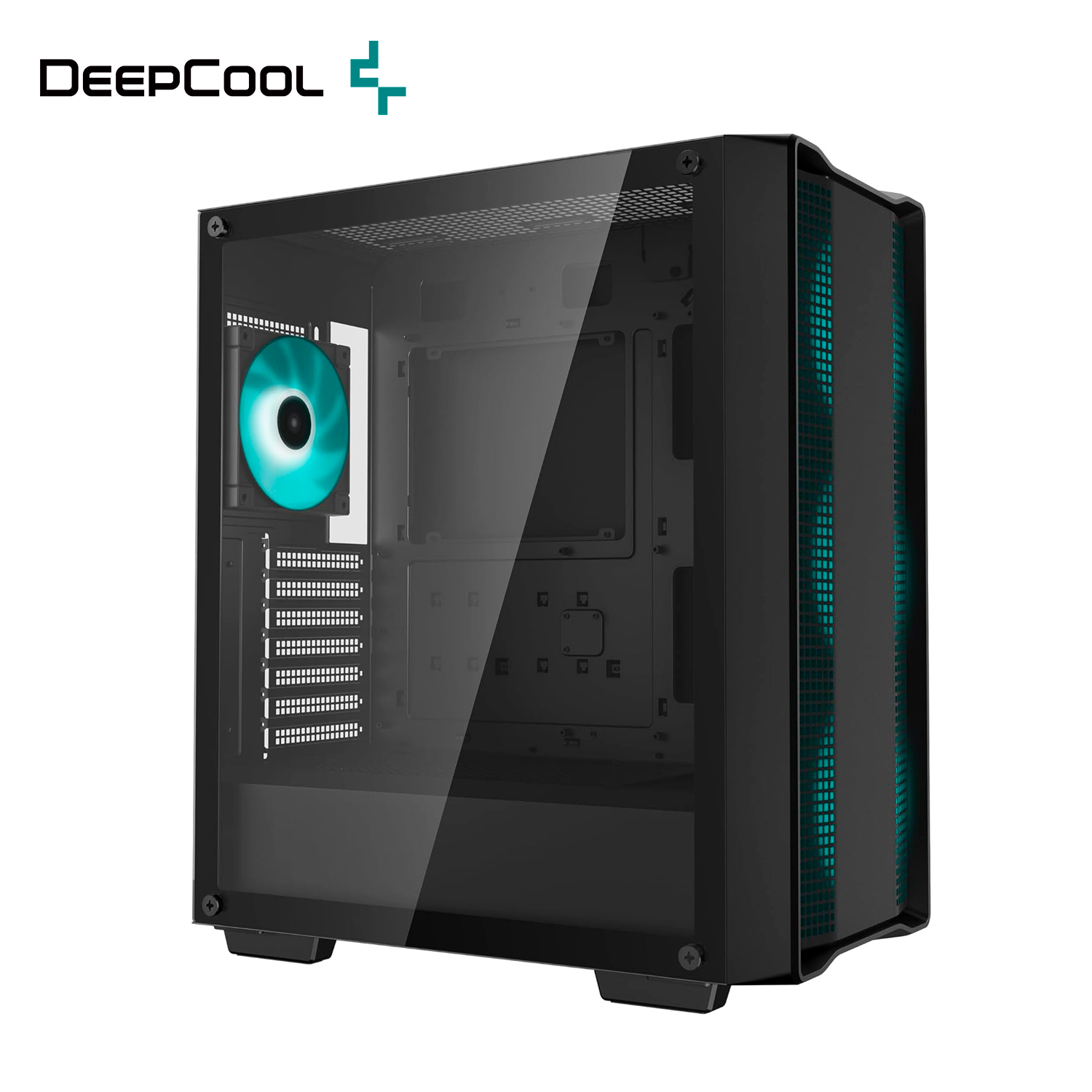 Gabinete Deepcool CC560 V2 Negro Atx Led S/fuente Cristal R-CC560-BKGAA4-G-2.