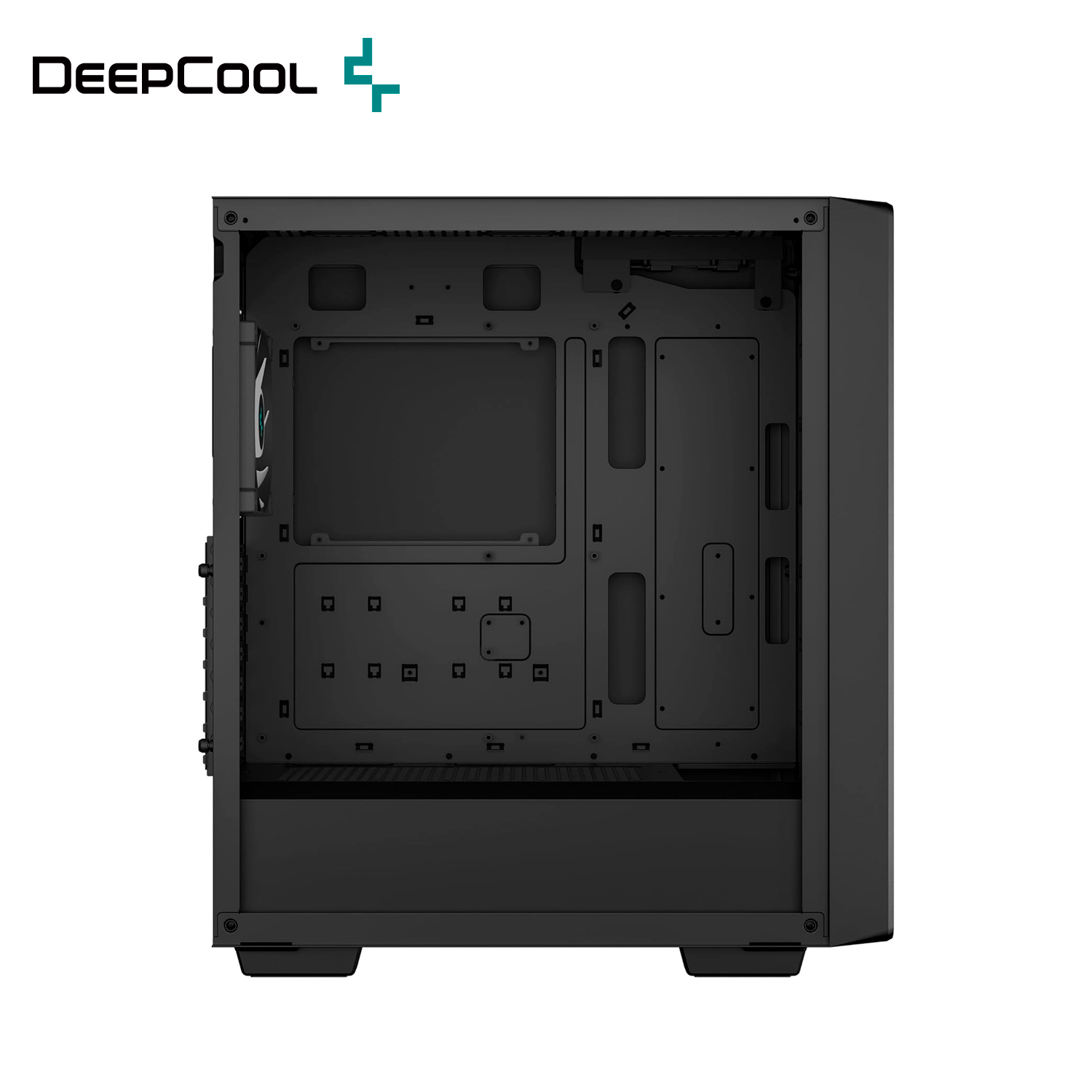 Gabinete Deepcool CC560 V2 Negro Atx Led S/fuente Cristal R-CC560-BKGAA4-G-2.