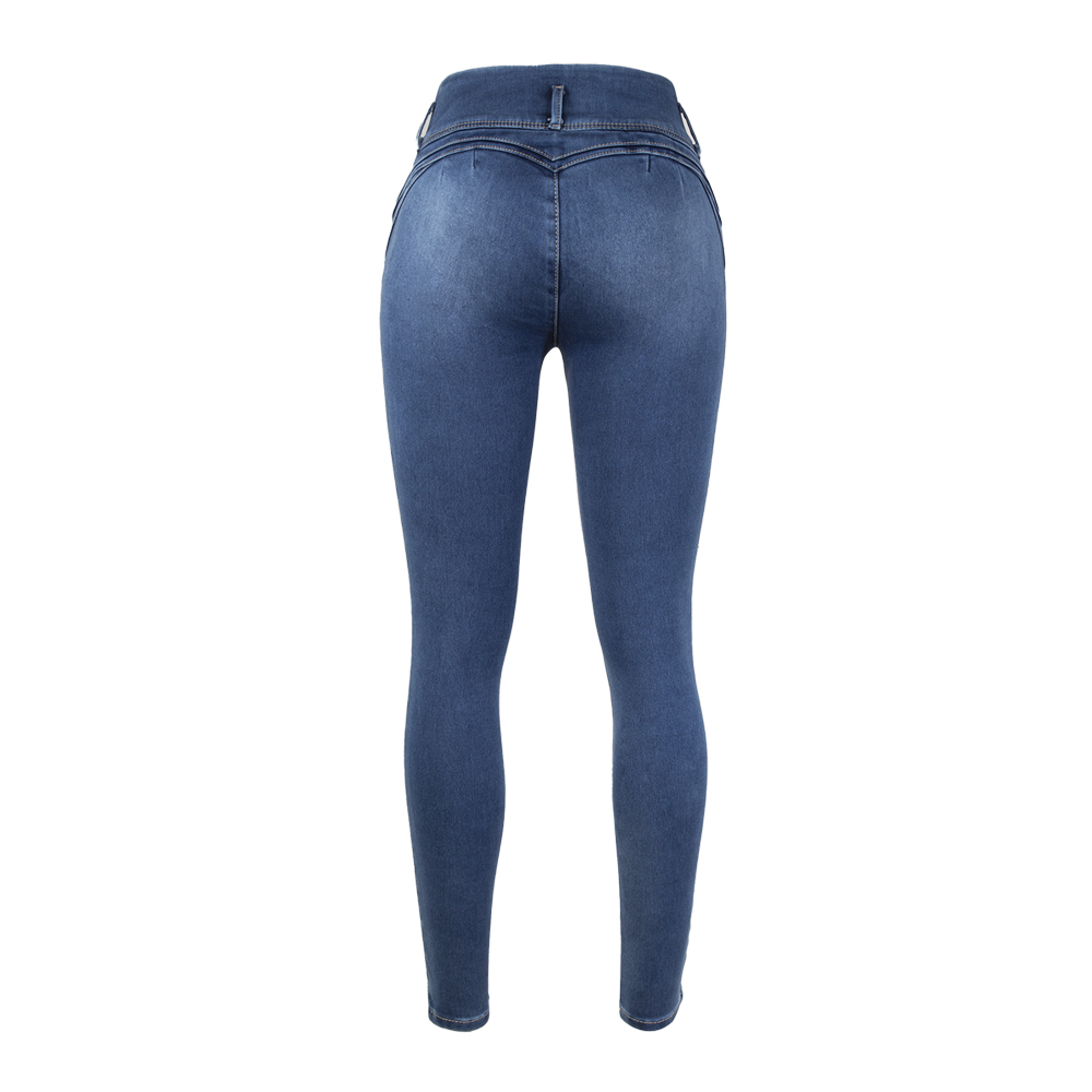 Pantalon Jean Tobillero Colombiano Levanta Pompa Skinny FERNANDA Praga Jeans HJC-003.
