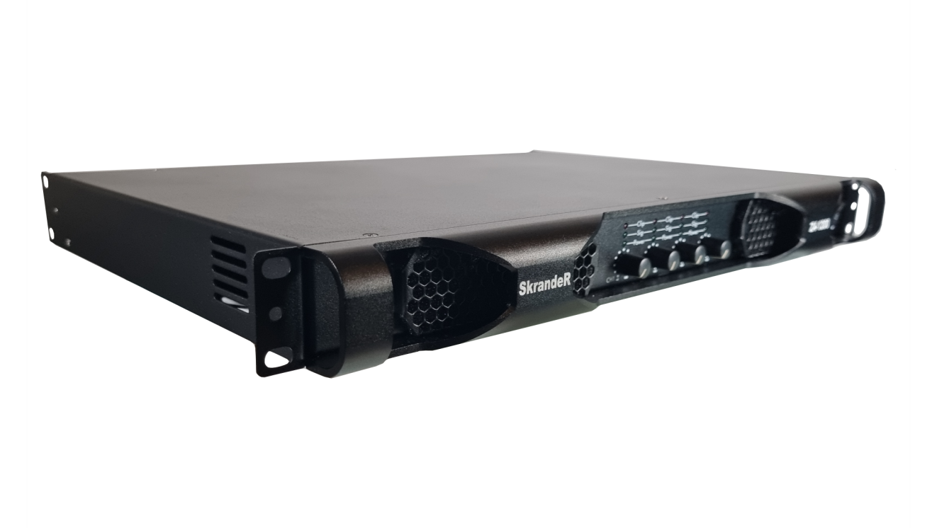 Amplificador Profesional alta potencia Skrander Z4-900 4 Canales 900wx4
