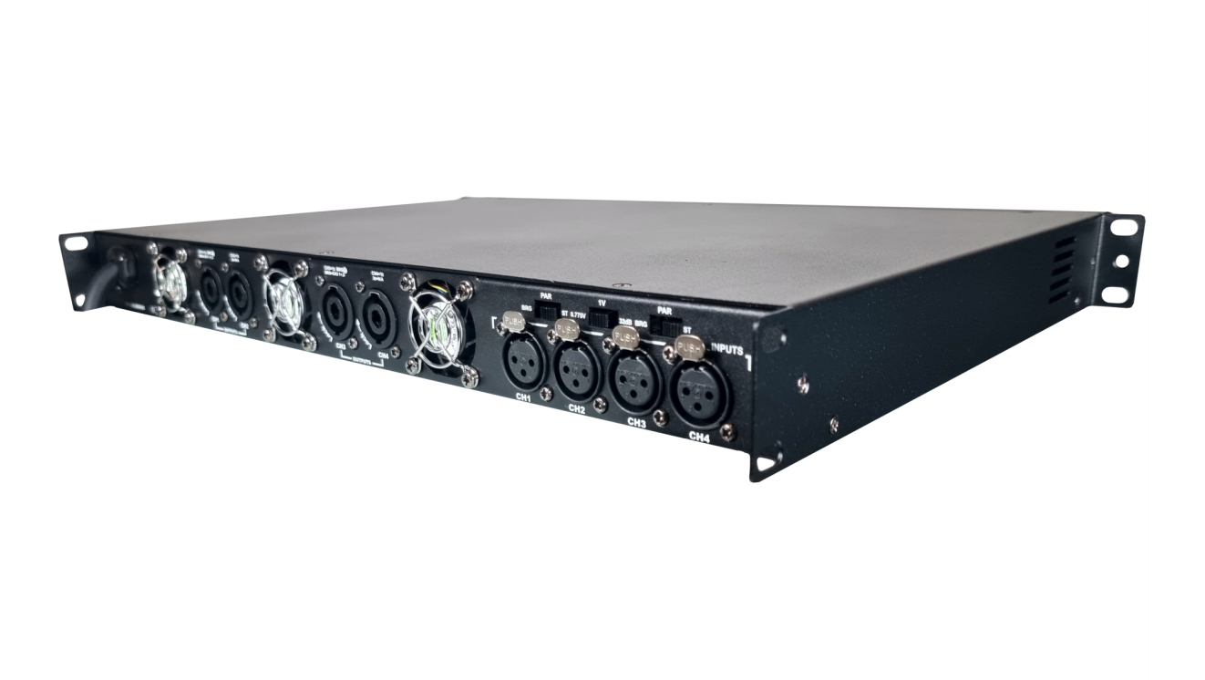 Amplificador Profesional alta potencia Skrander Z4-900 4 Canales 900wx4