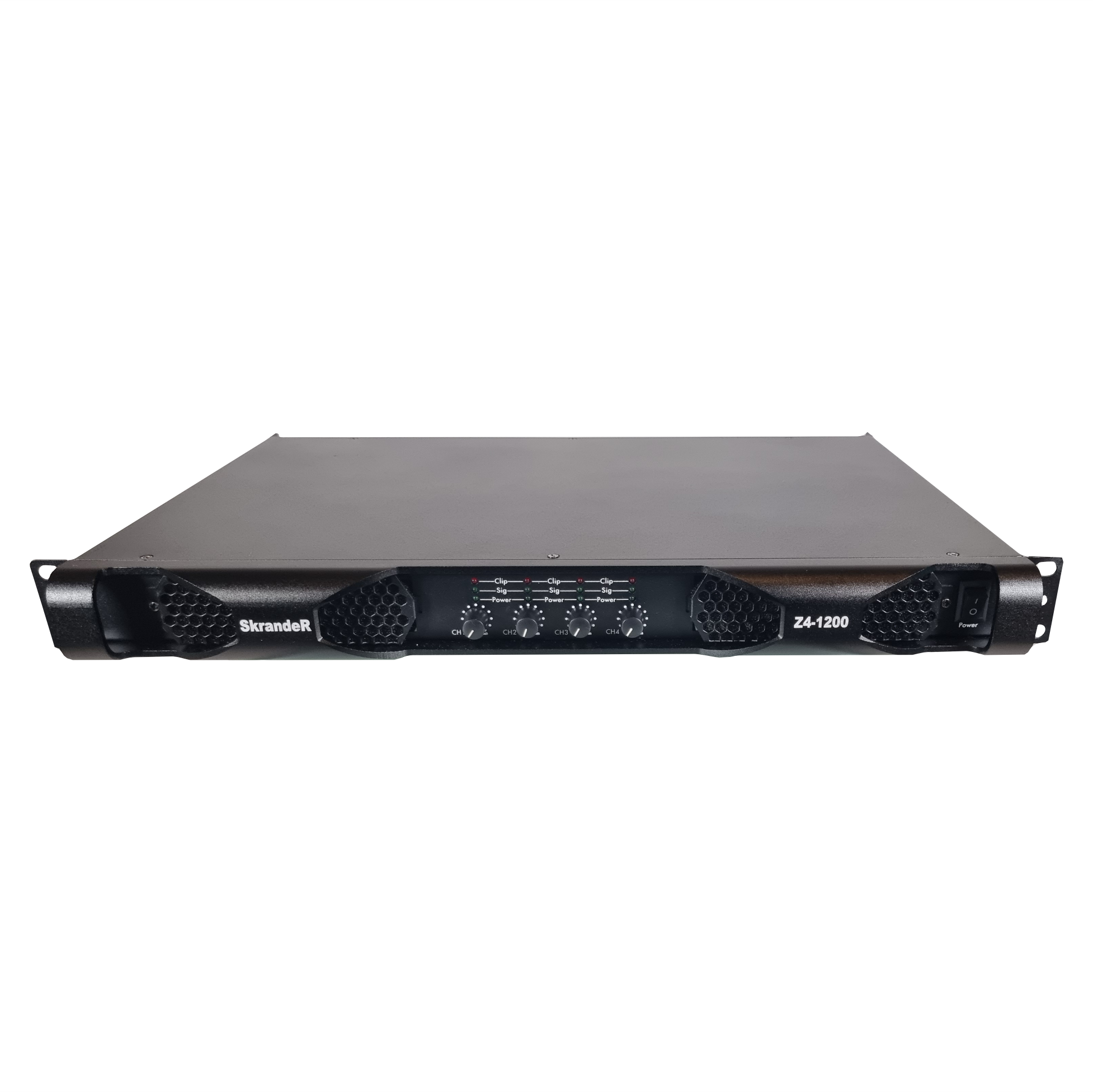Amplificador Profesional de alta potencia Skrander Z4-1200 4 Canales 1200wx4