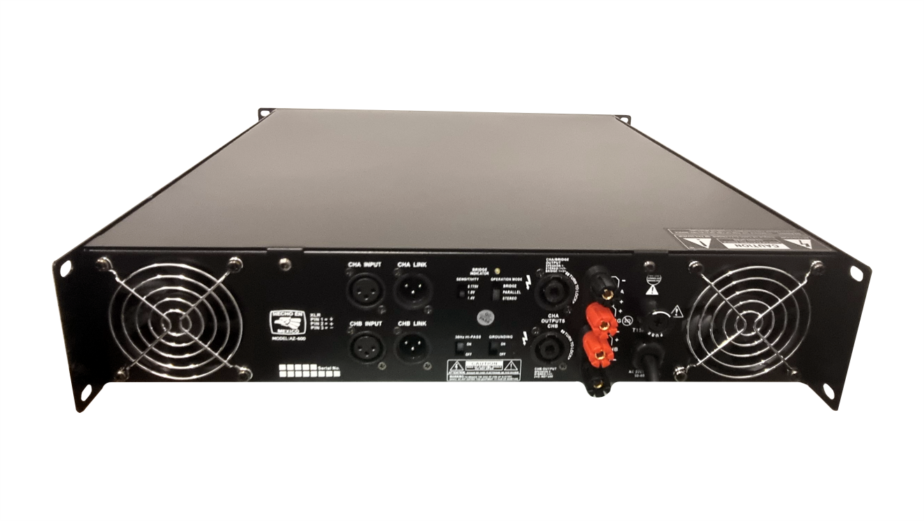 Amplificador Profesional Skrander Az-600 2 Canales 700wx2