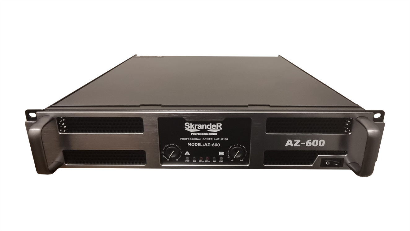 Amplificador Profesional Skrander Az-600 2 Canales 700wx2