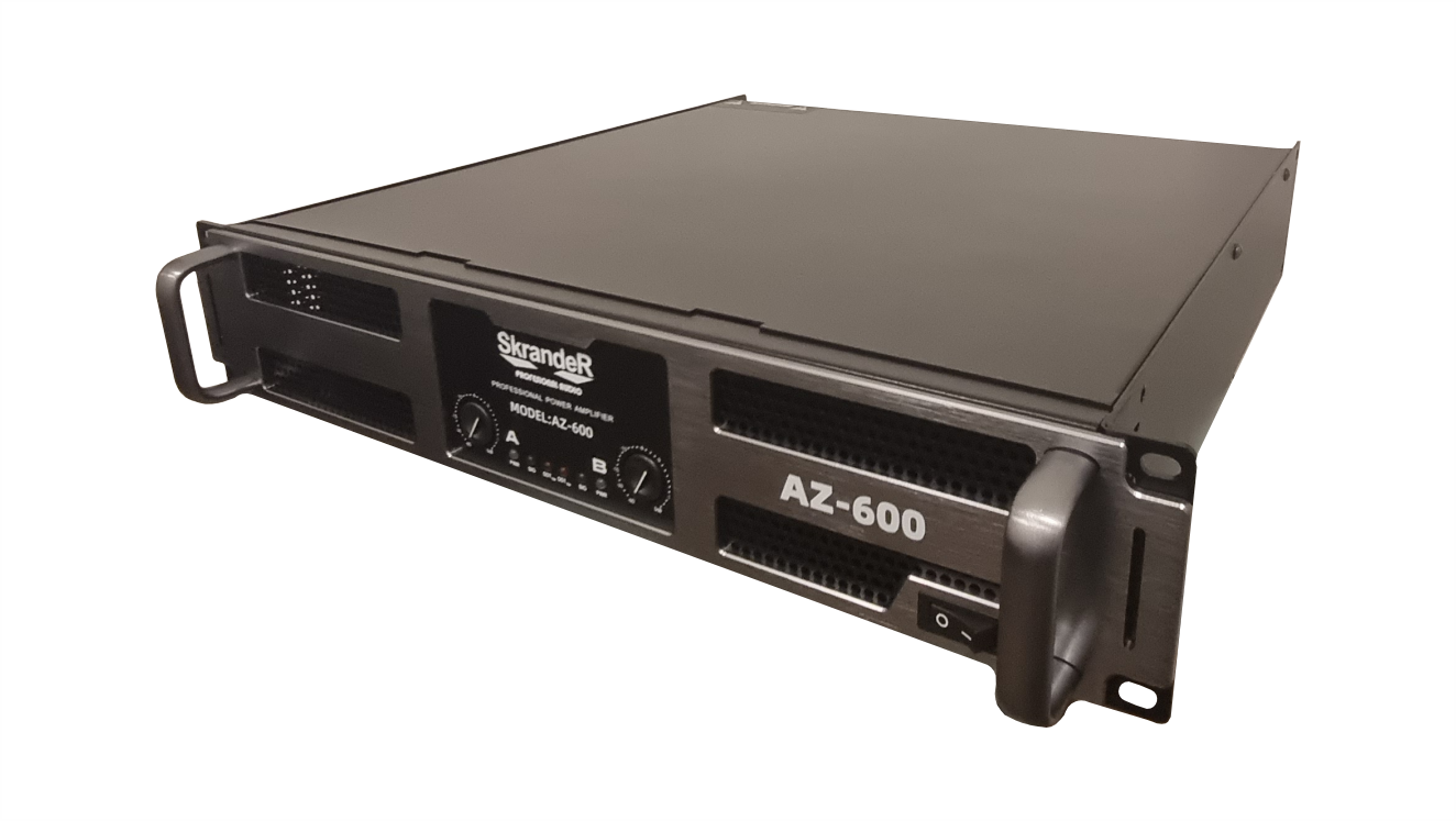 Amplificador Profesional Skrander Az-600 2 Canales 700wx2