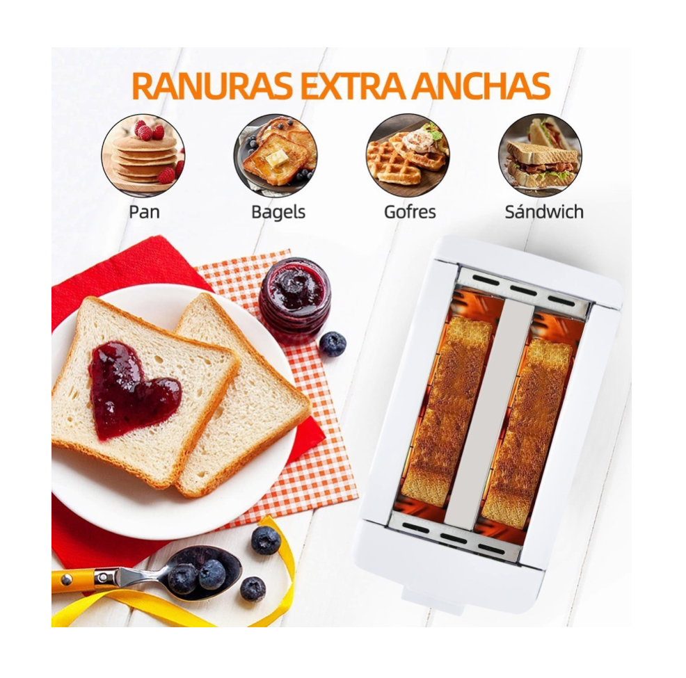 Tostadora Para Sandwichera Blanca.