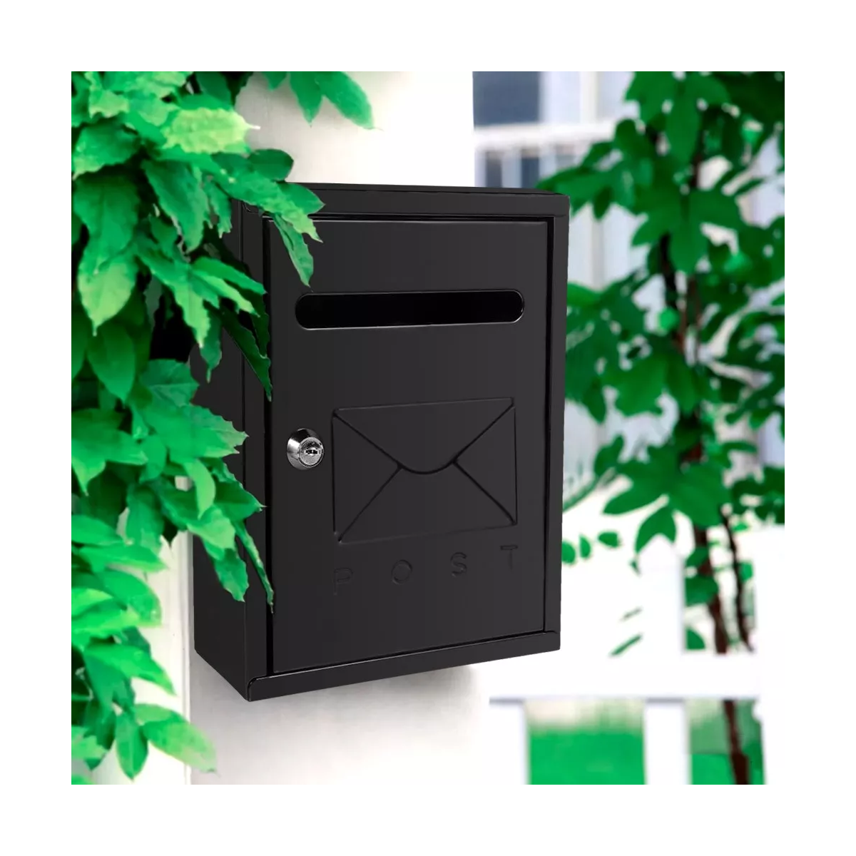 Buzón Hogar Cartas Correo Decoracion Exterior Casa Y 2 Llave