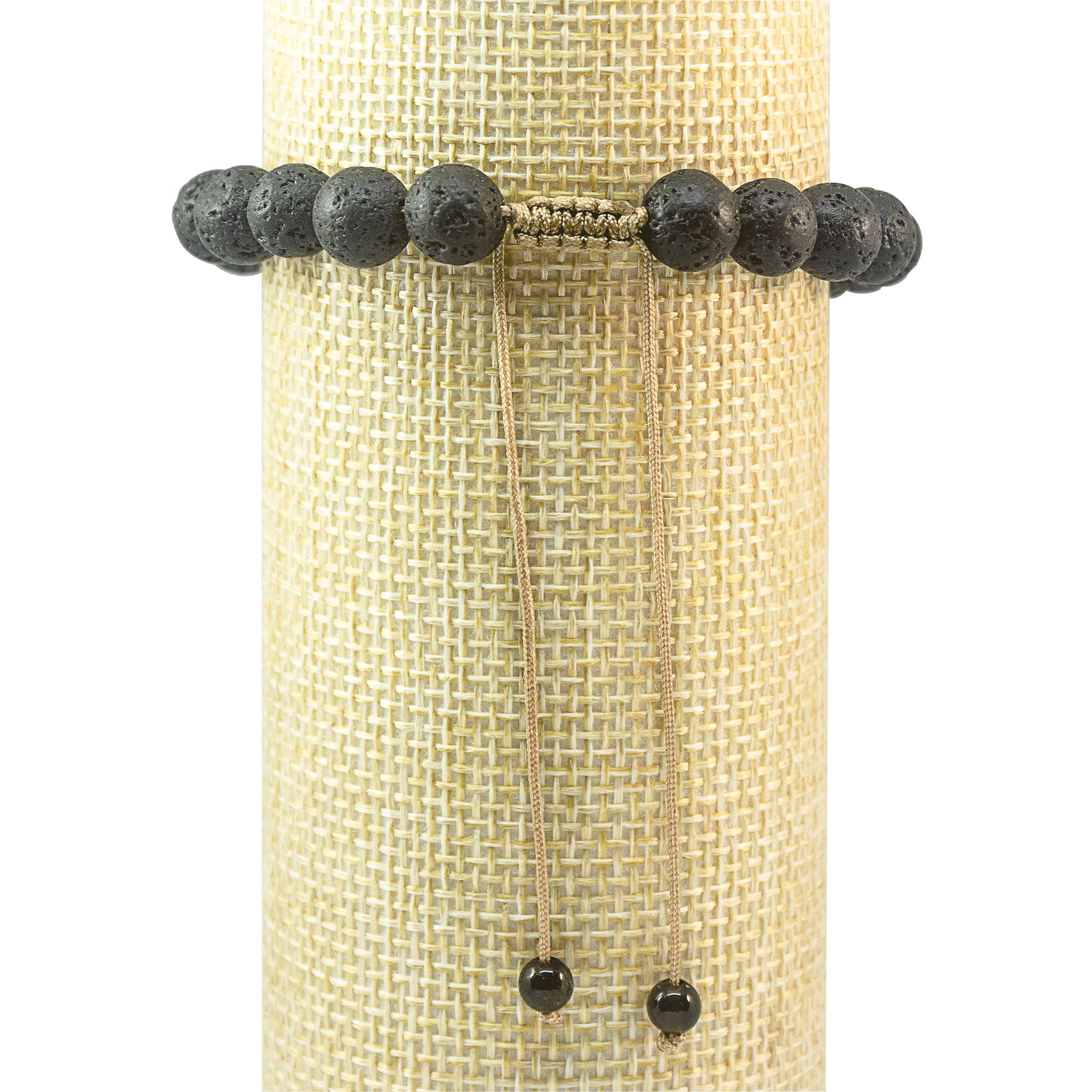 Pulsera mujer Ojo de Tigre y Piedra volcánica.