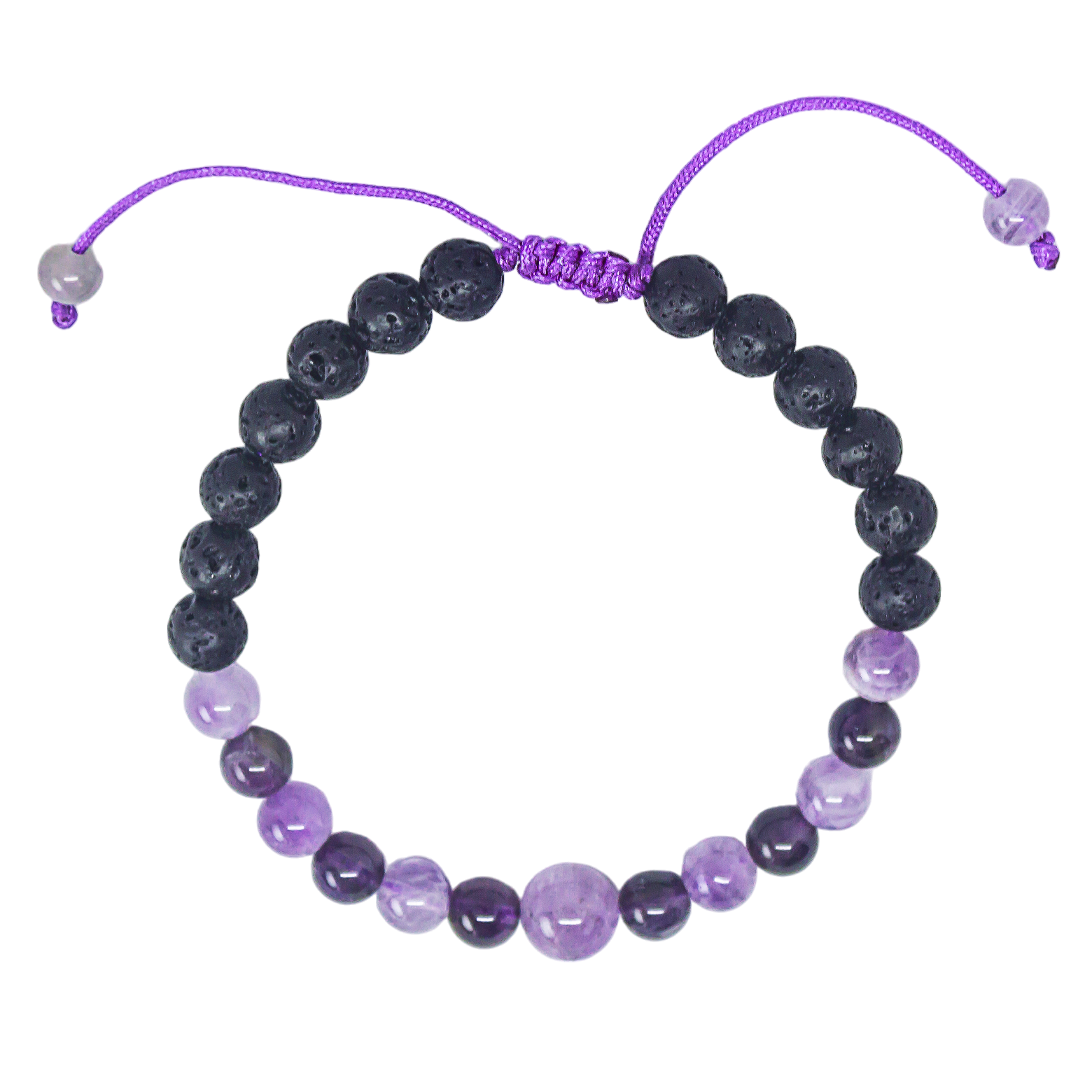 Pulsera mujer Antiestrés Cuarzo Amatista.