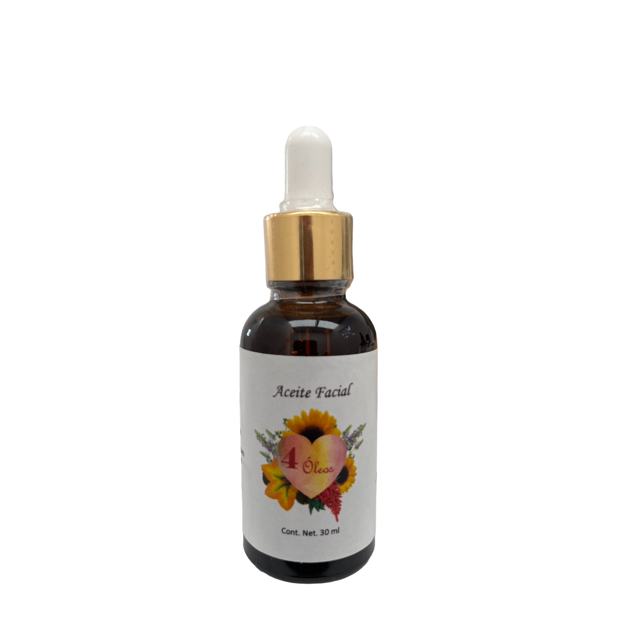Aceite Facial 4Oleos (OMega-3, Cucurbitacina, Vitamina E, Escualeno)