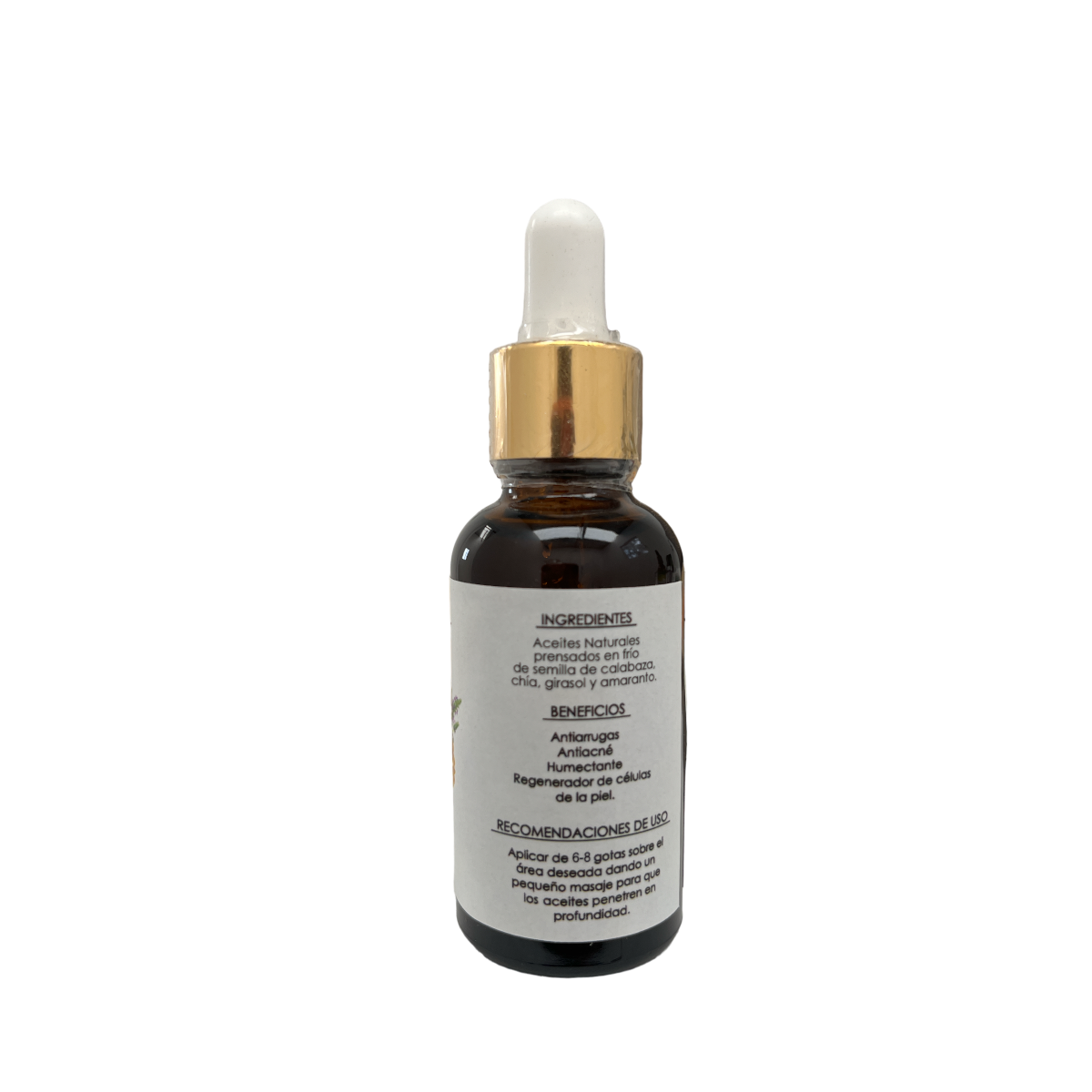 Aceite Facial 4Oleos (OMega-3, Cucurbitacina, Vitamina E, Escualeno)