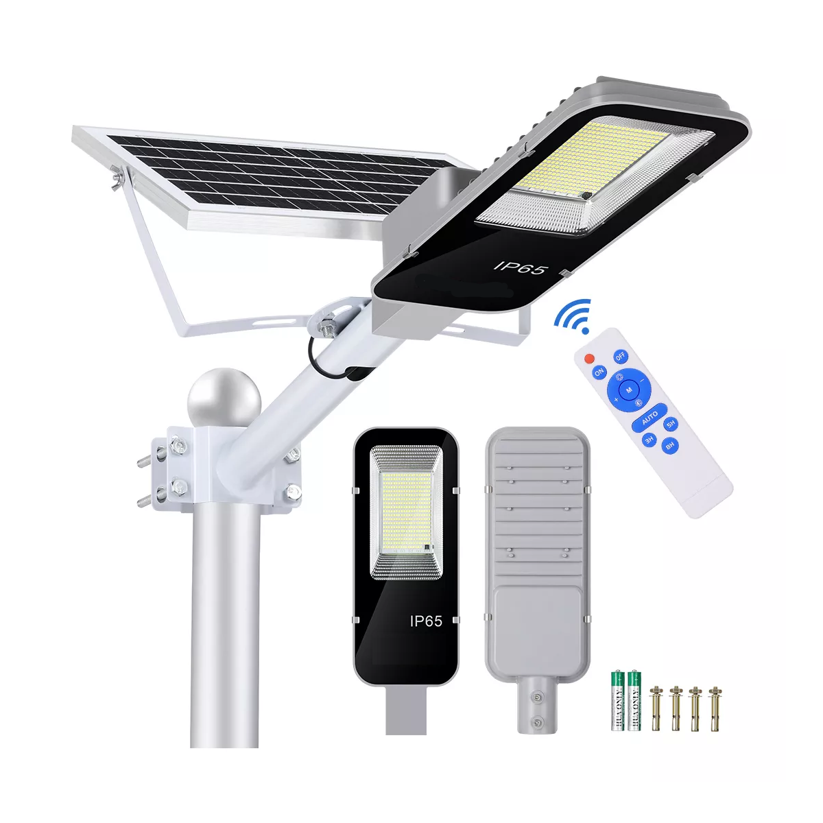 Lampara Led Solar Exterior Pared Sensor Remoto