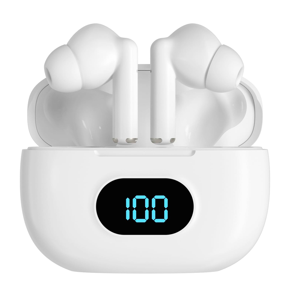 Coby Auriculares Inalámbricos Audifonos Con Estuche Y Lectura De Carga  